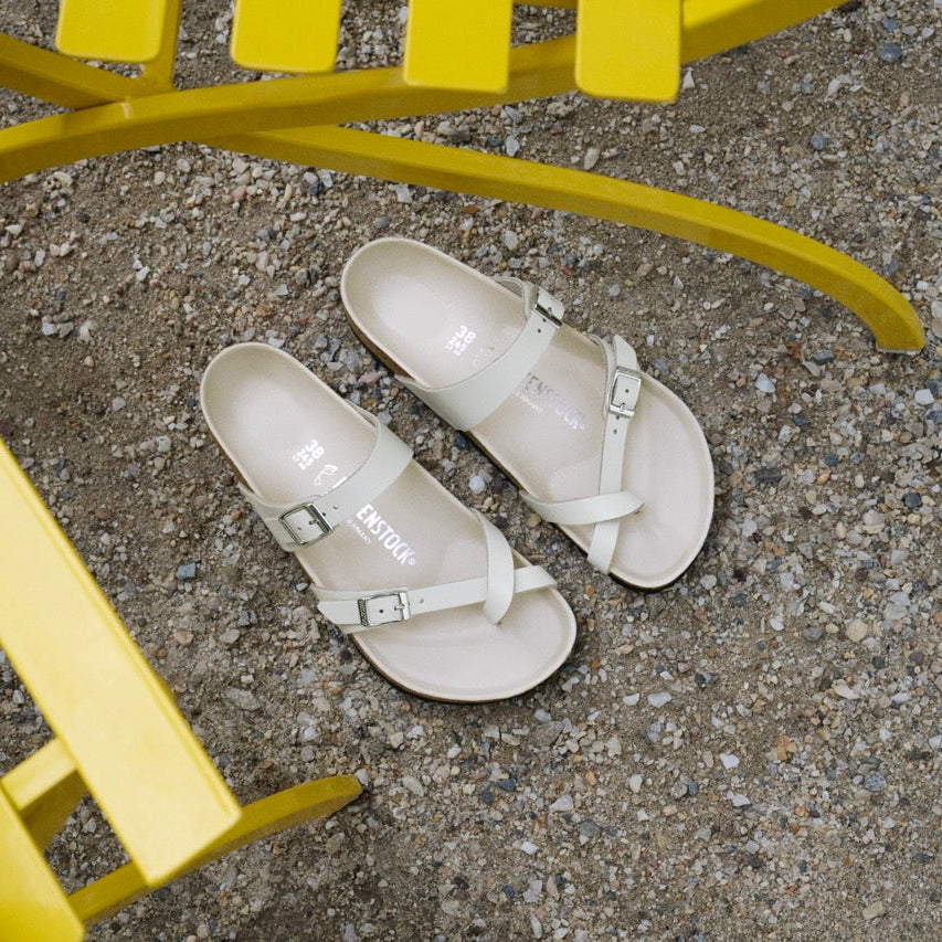 Birkenstock Mayari Hex amalfi oyster leather