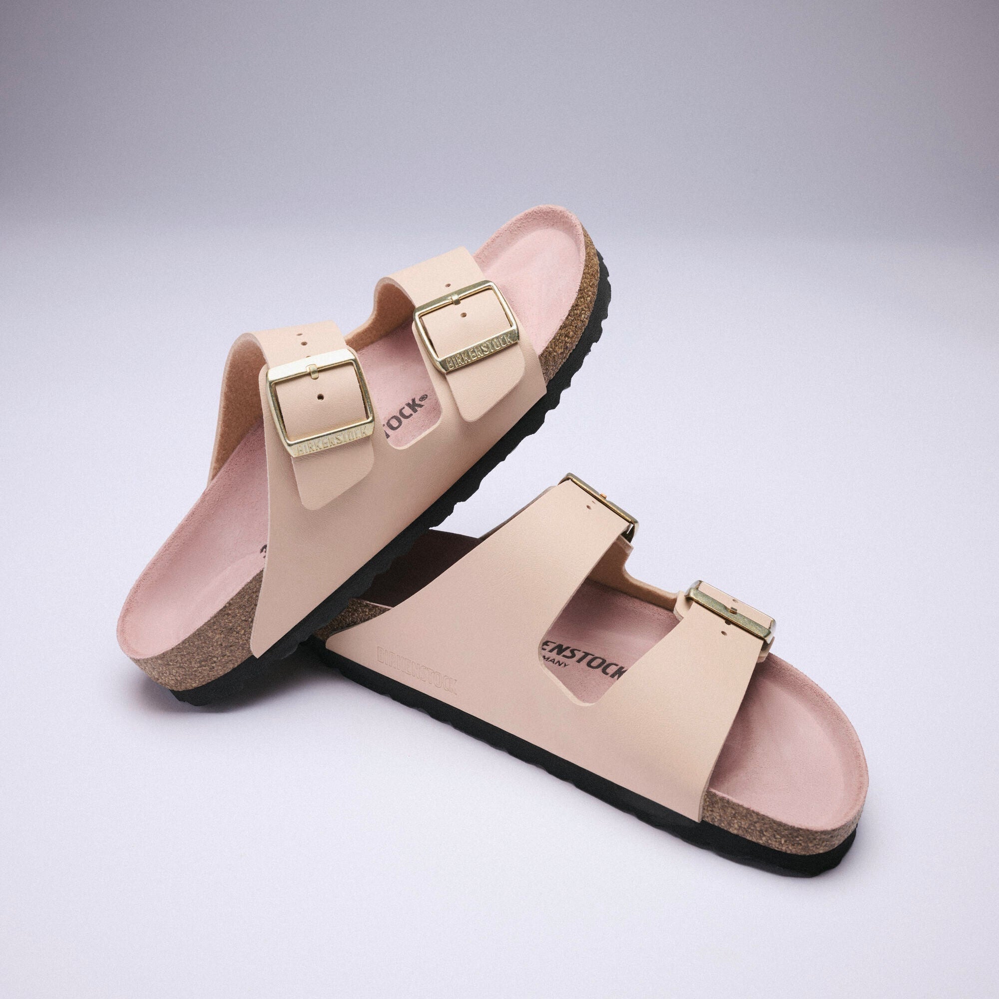 Birkenstock Arizona new beige Birko-Flor tonal