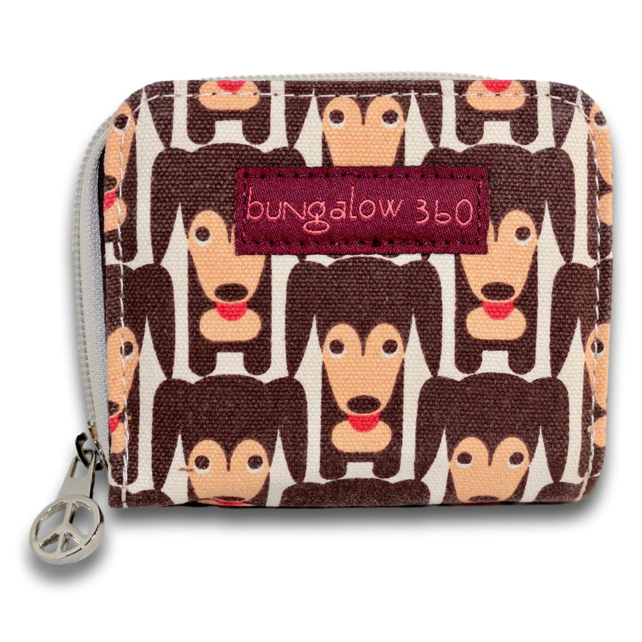 Bungalow 360 Billfold Wallet happy dog