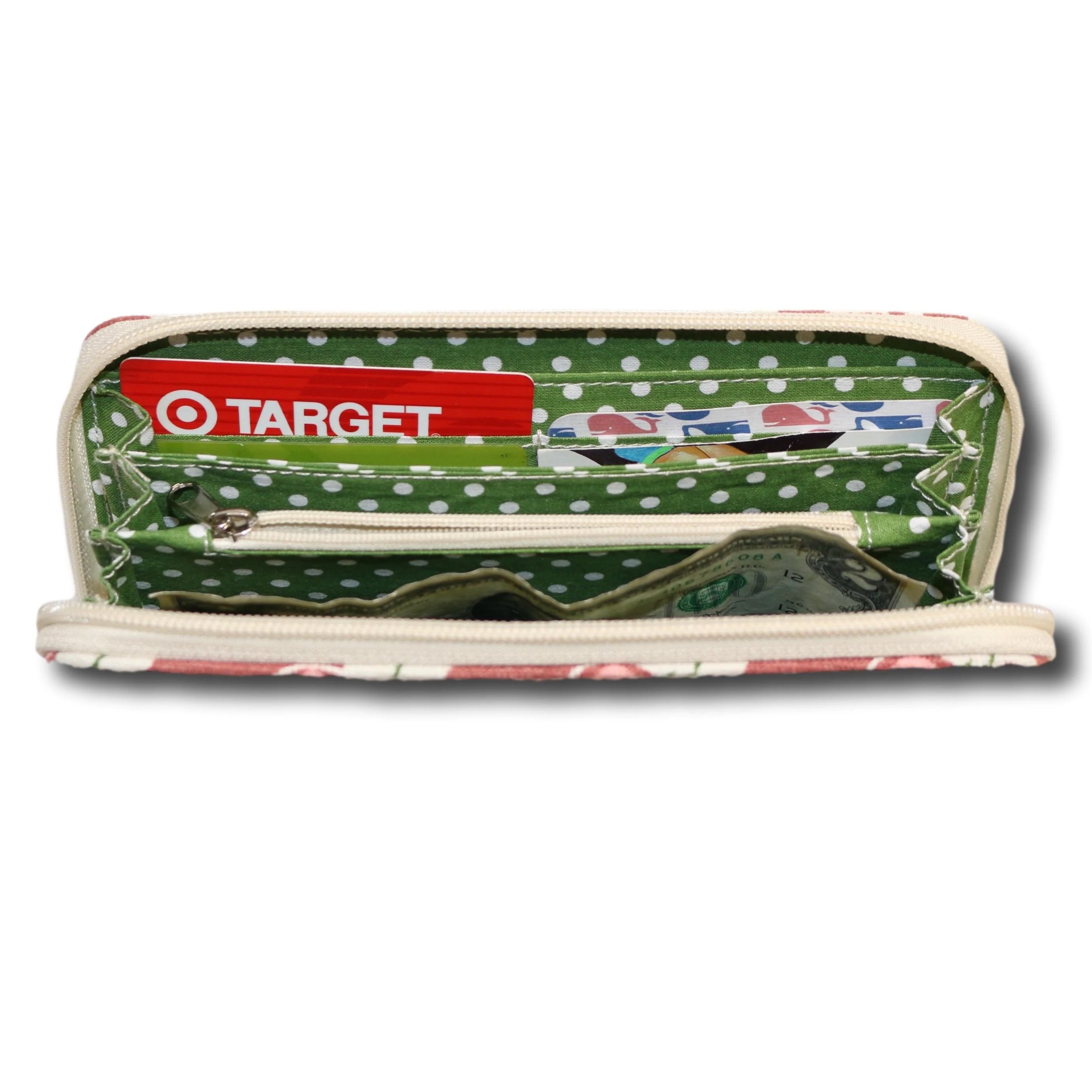 Bungalow 360 Zip Around Wallet cow