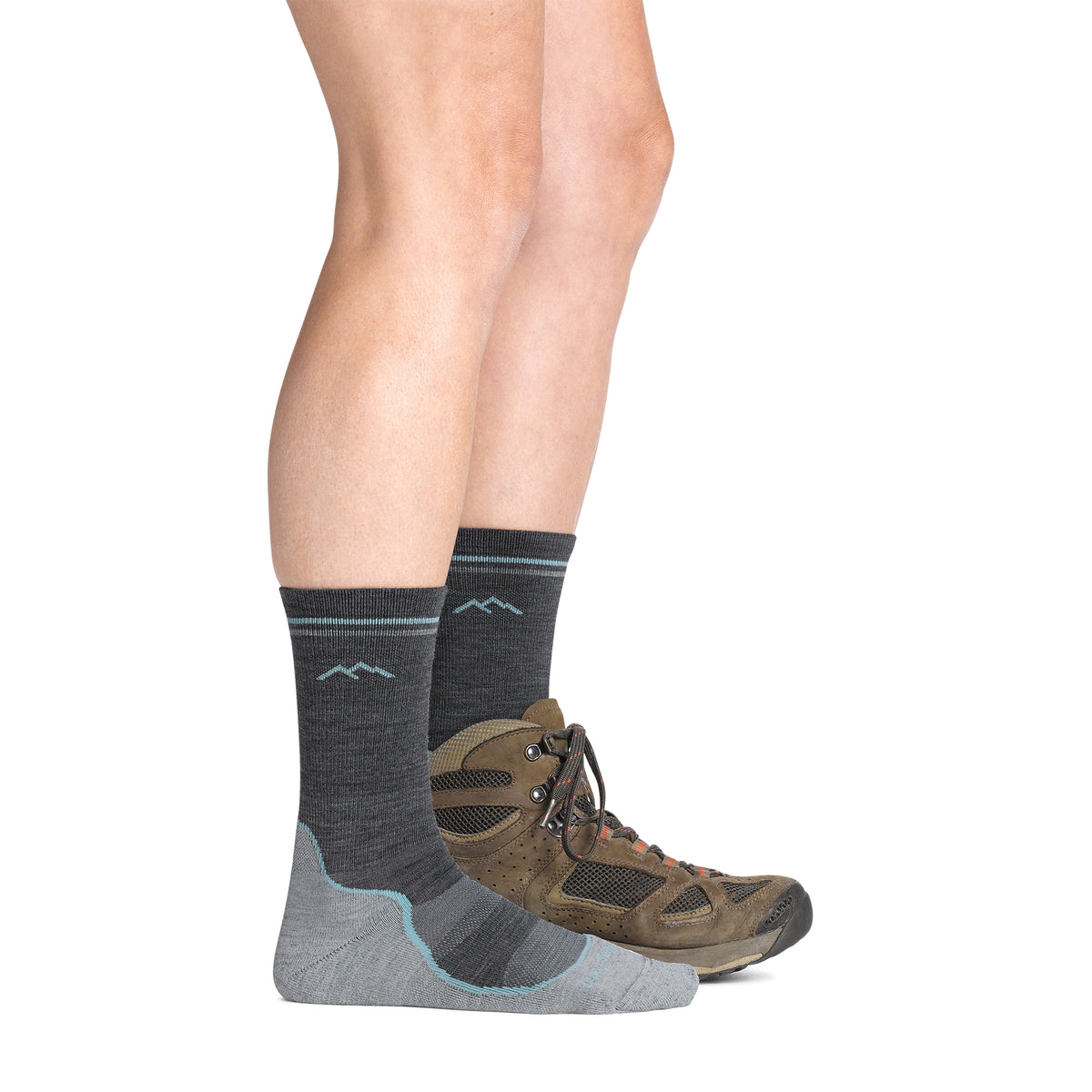 Darn Tough Women's Light Hiker Boot Lightweight Cushion slate