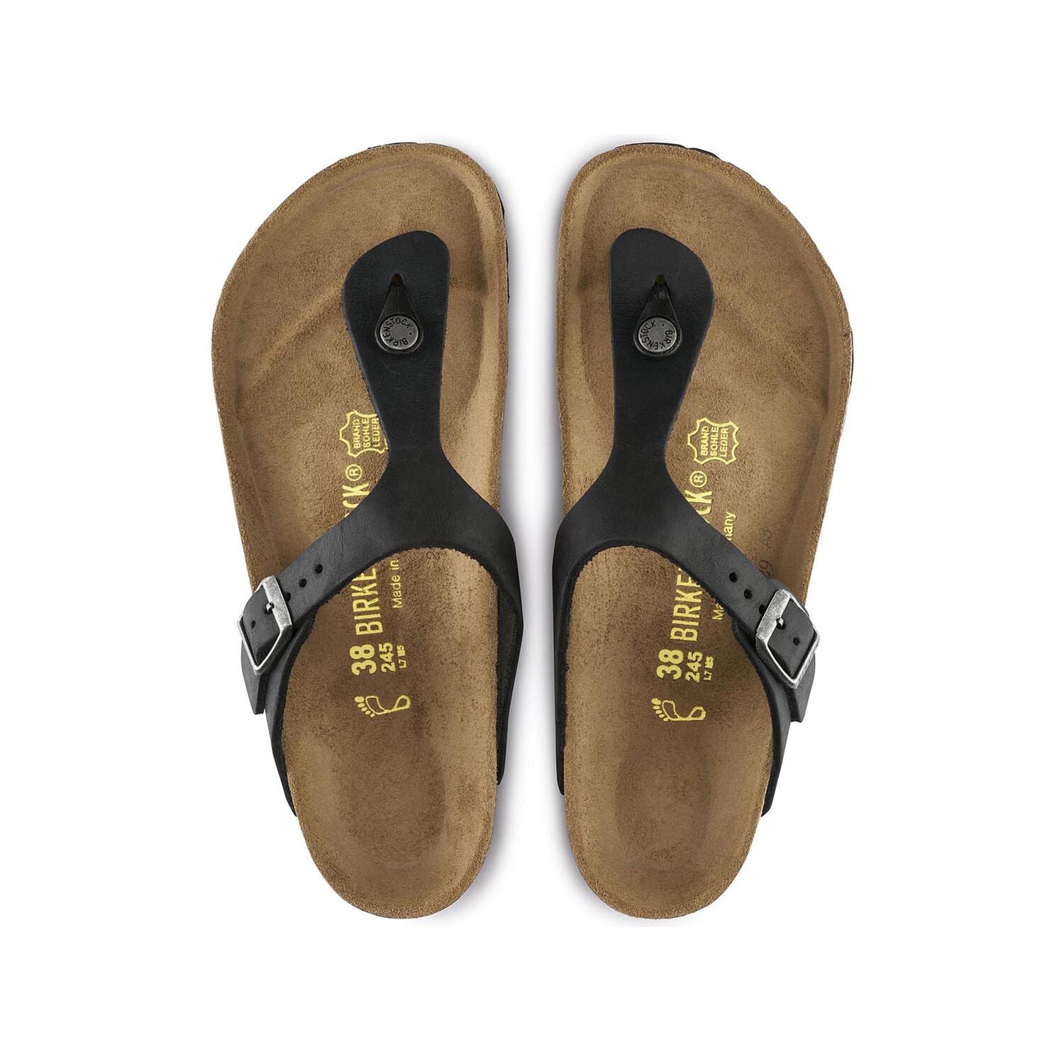 Birkenstock Gizeh licorice Birko-Flor