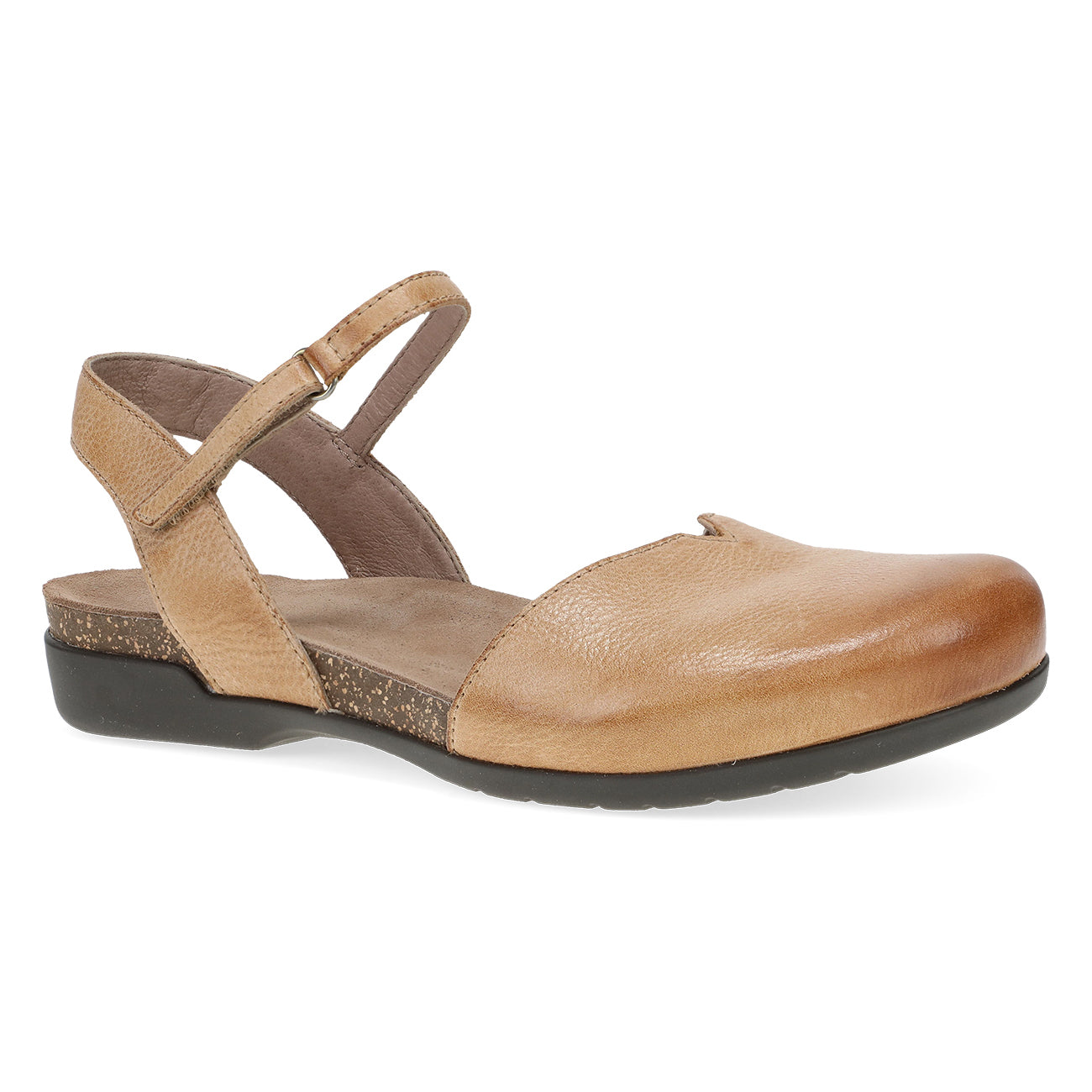 Dansko Rowan honey distressed leather