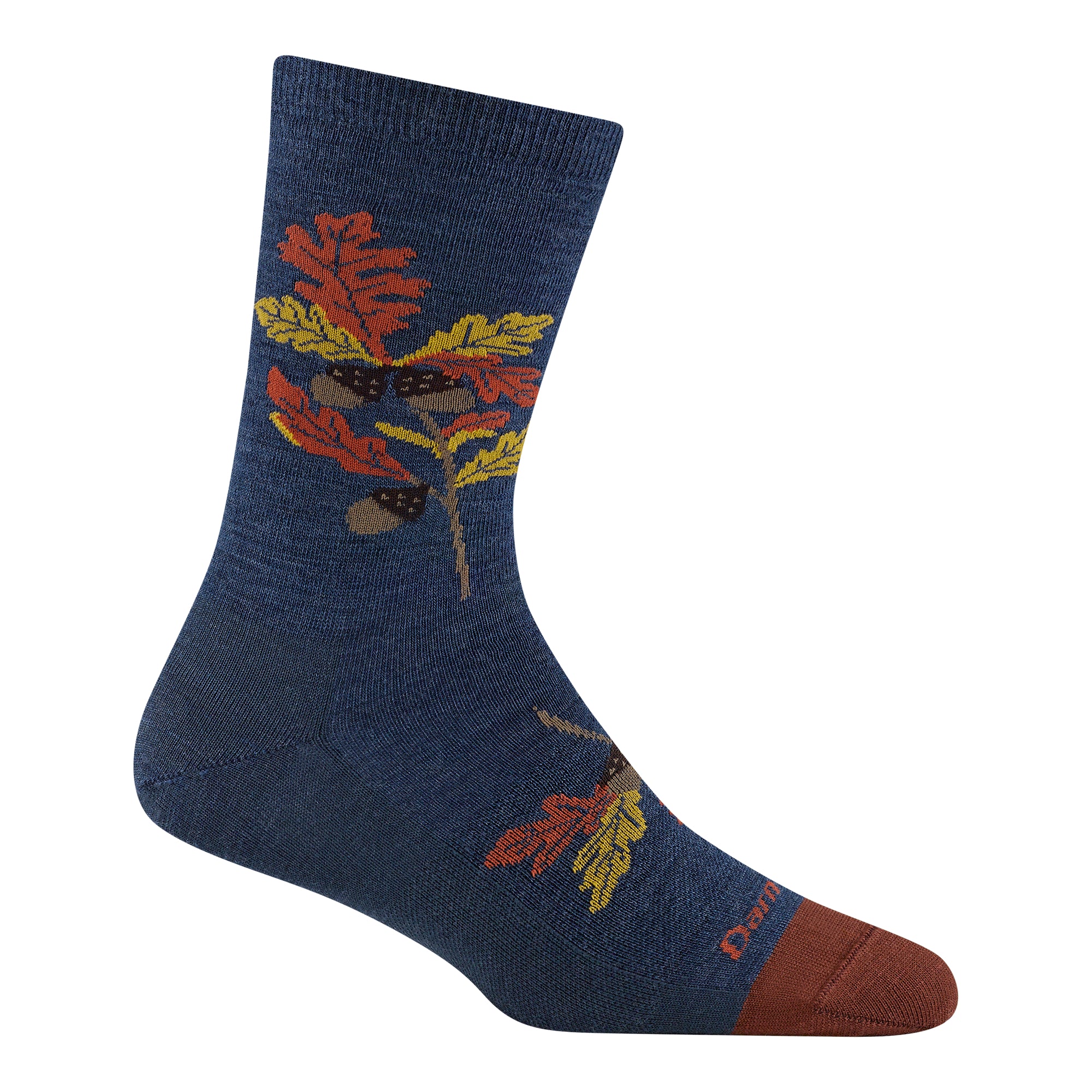 Darn Tough Women's Lifestyle Blossom Crew Lightweight with No Cushion oak denim