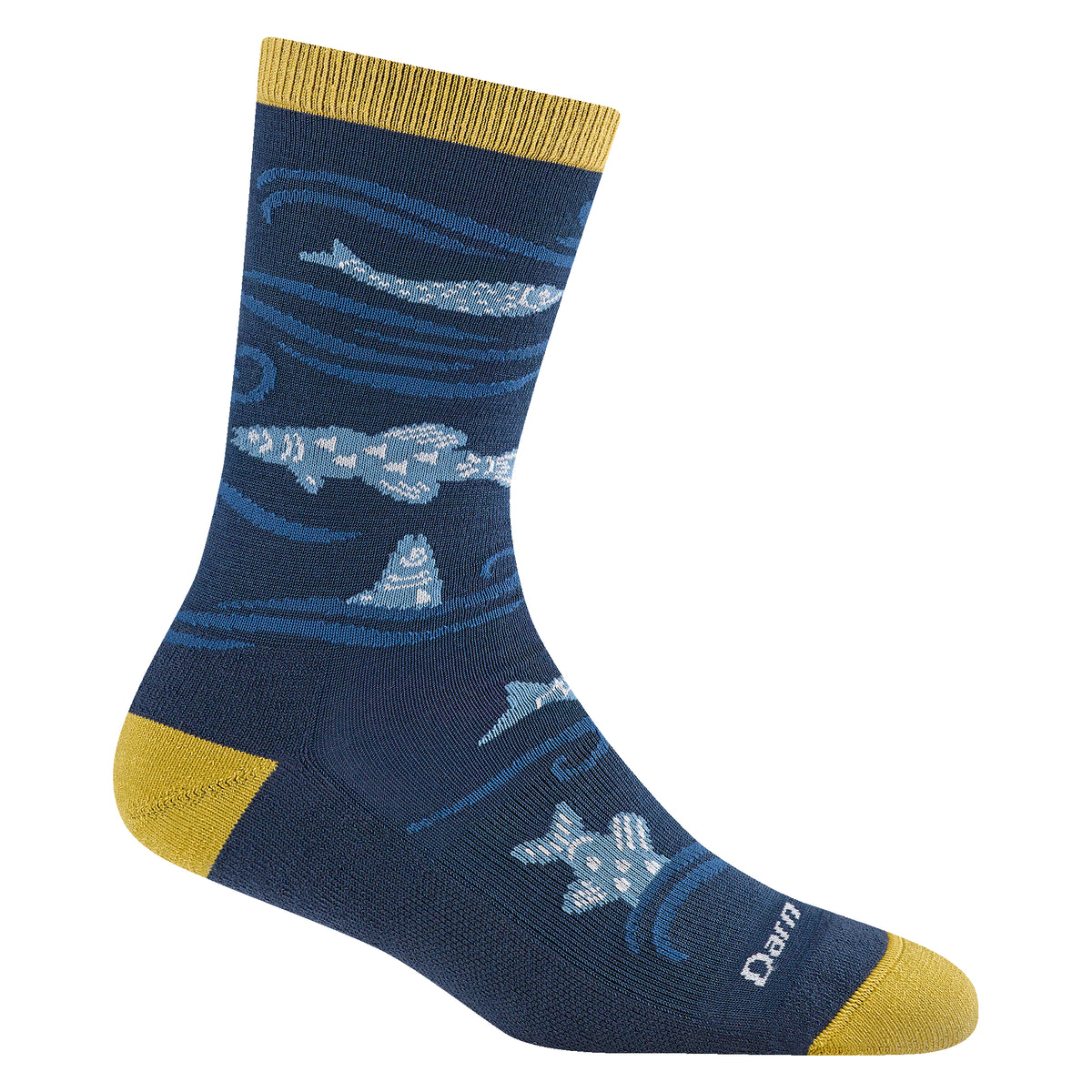 Darn Tough Women's Lifestyle Homer Crew Lightweight with Cushion deep water