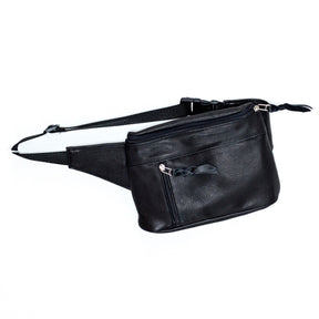 SVEN Style No. 821 Hip Bag black leather