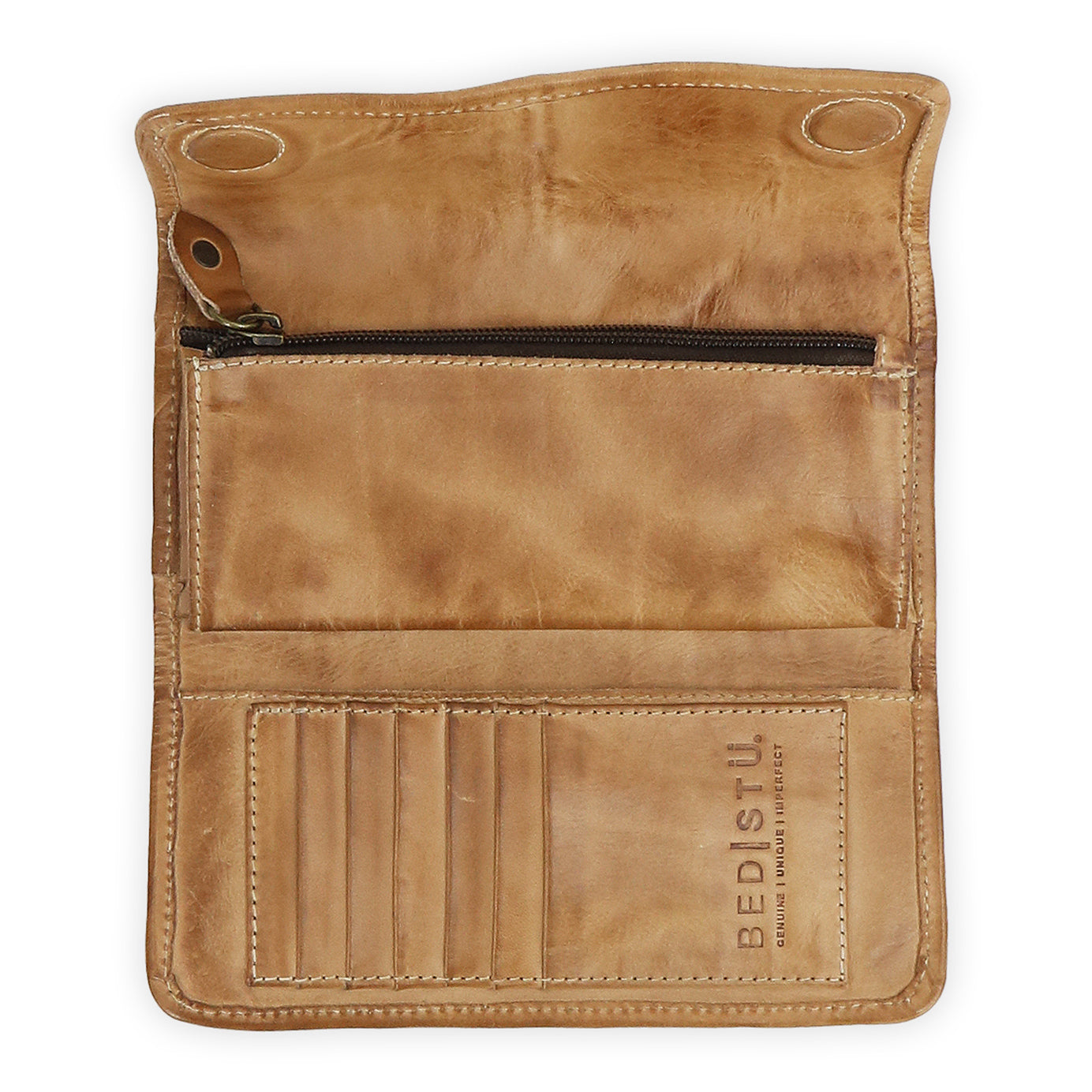 BED STU Canton Wallet tan rustic