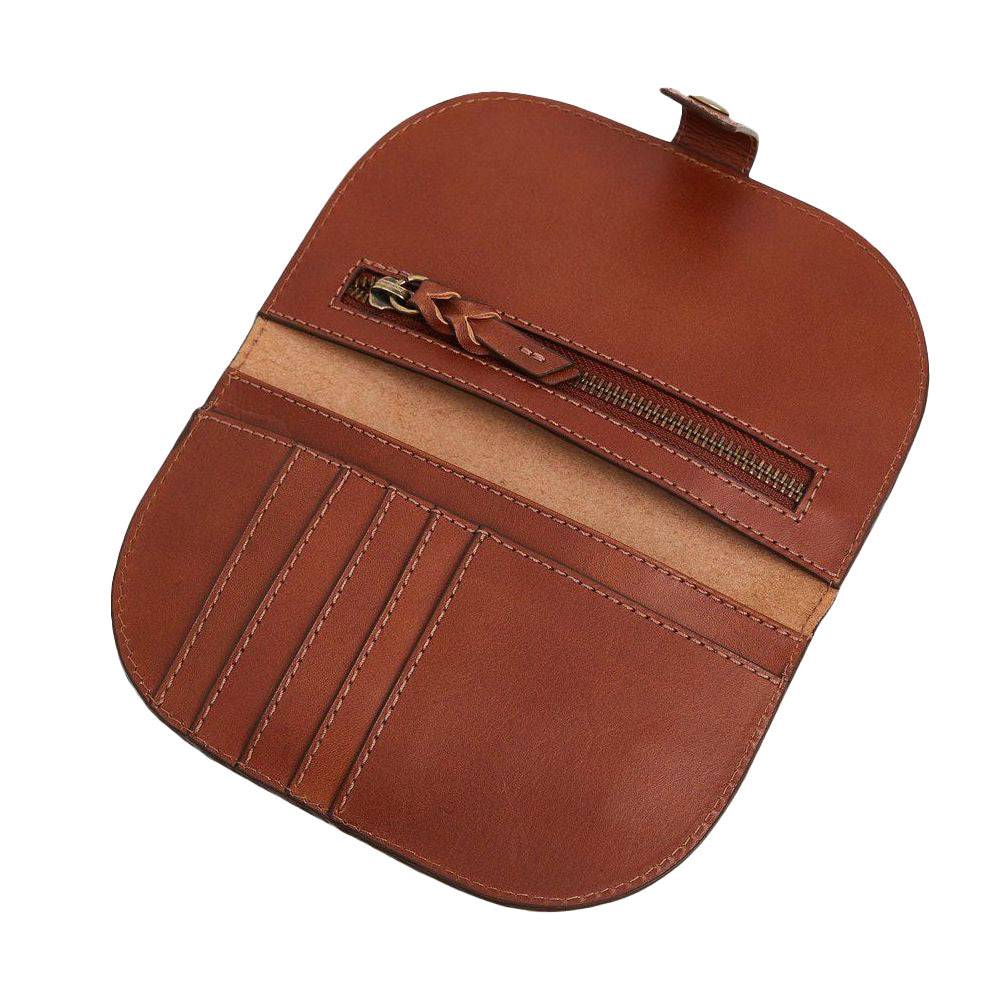 ABLE Marisol Wallet cognac leather