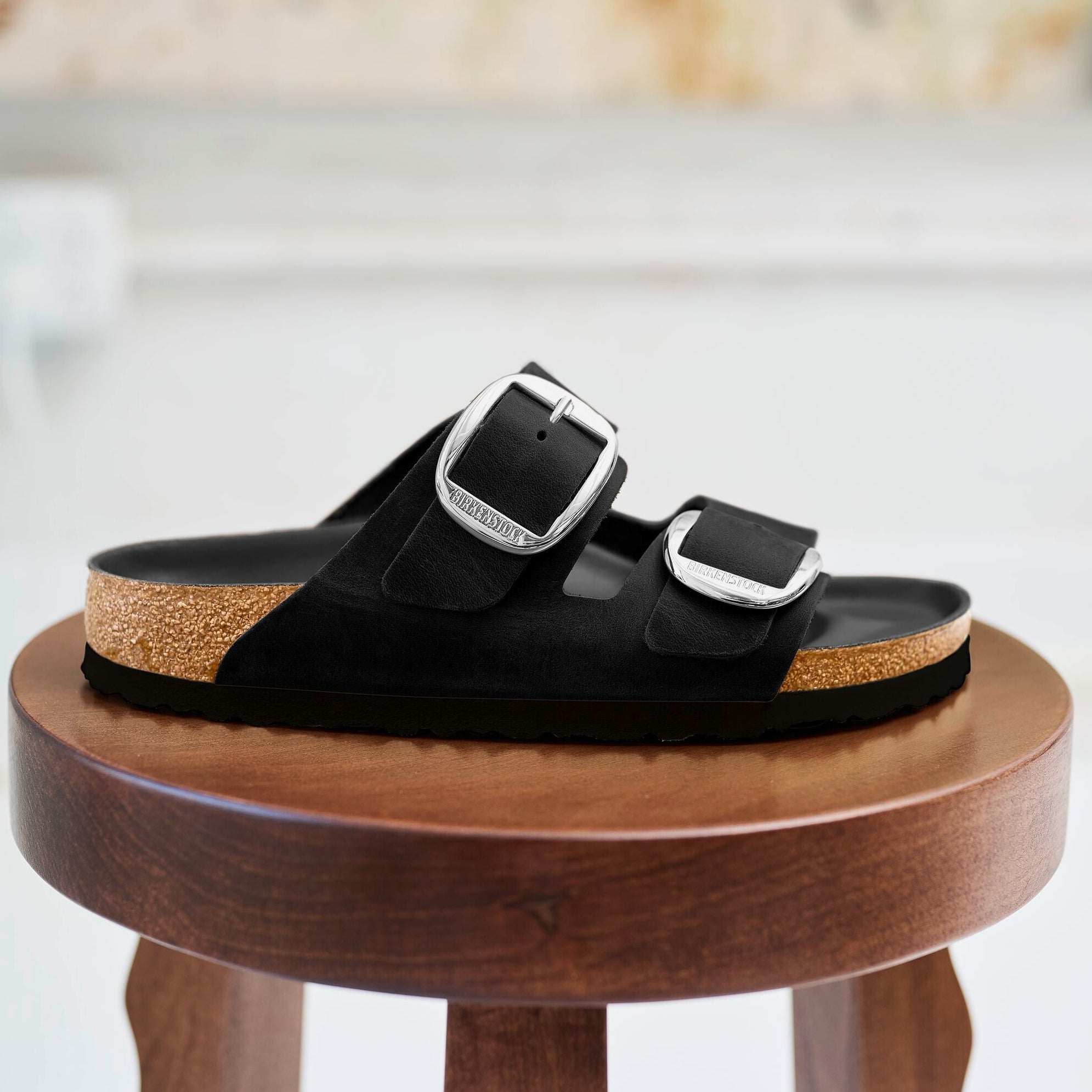 Birkenstock Arizona Big Buckle black oiled leather 36N