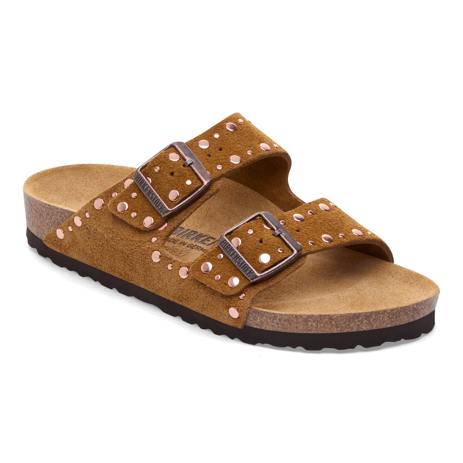 靴 BIRKENSTOCK Nevada Birkenstock Arizona Rivets mink suede