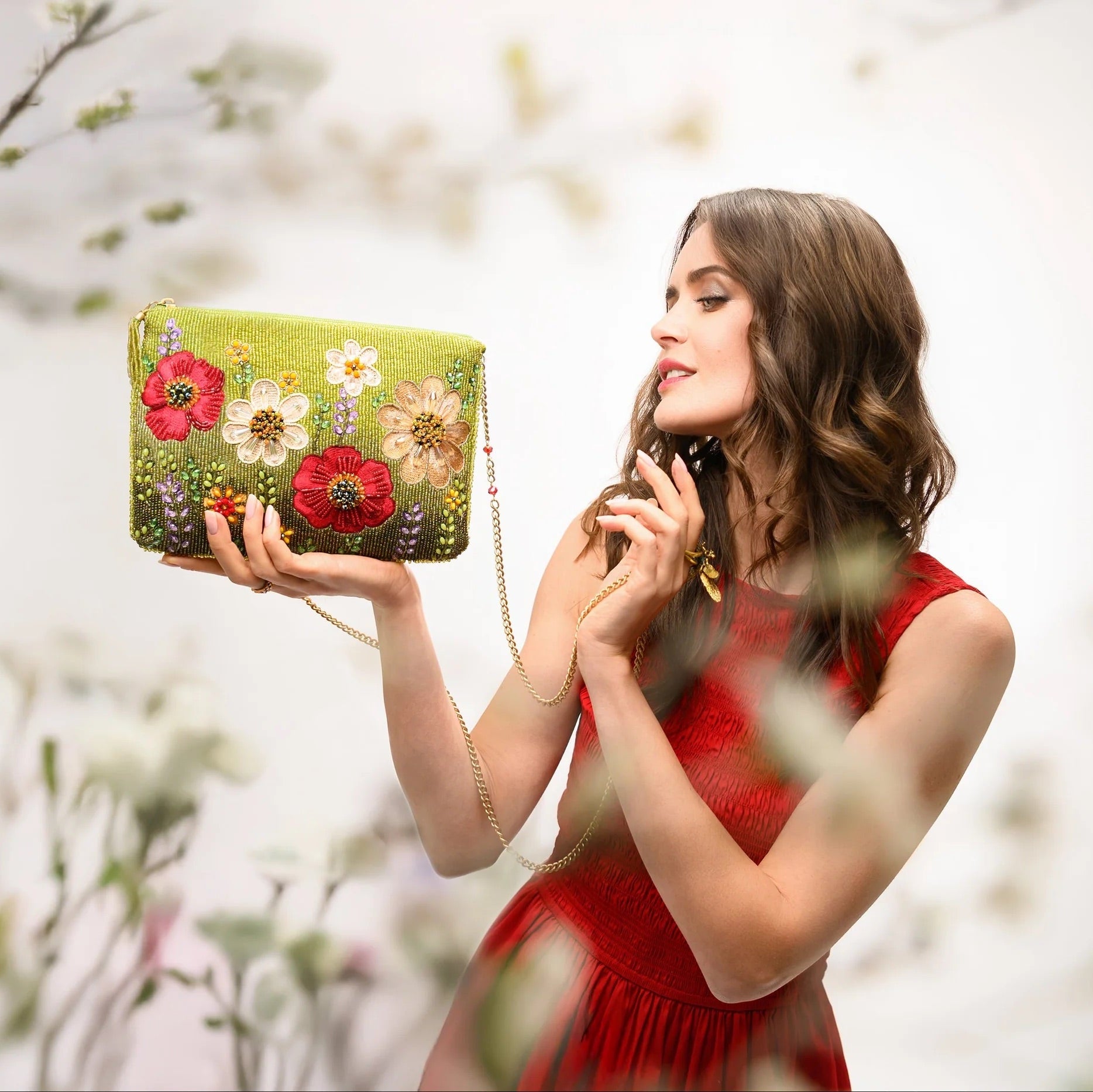 Mary Frances Day In The Park Crossbody Handbag