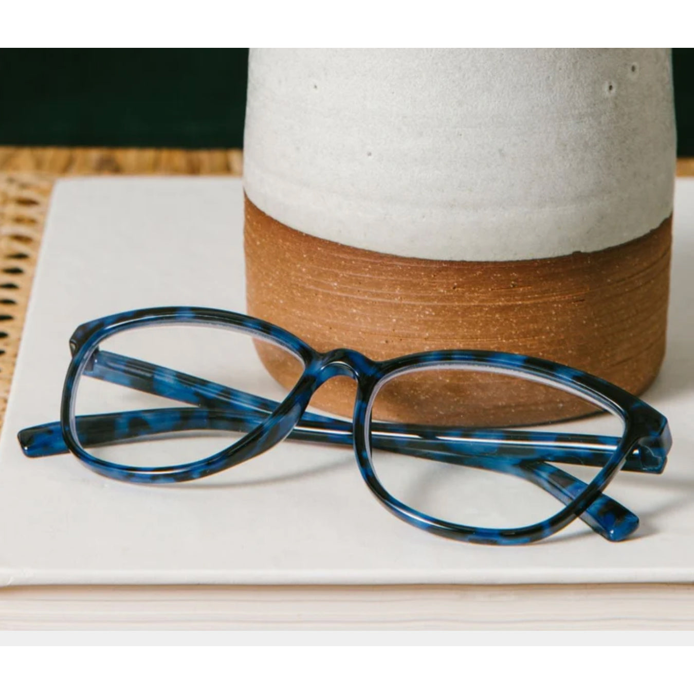 Peepers Bengal Blue Light Readers navy tortoise