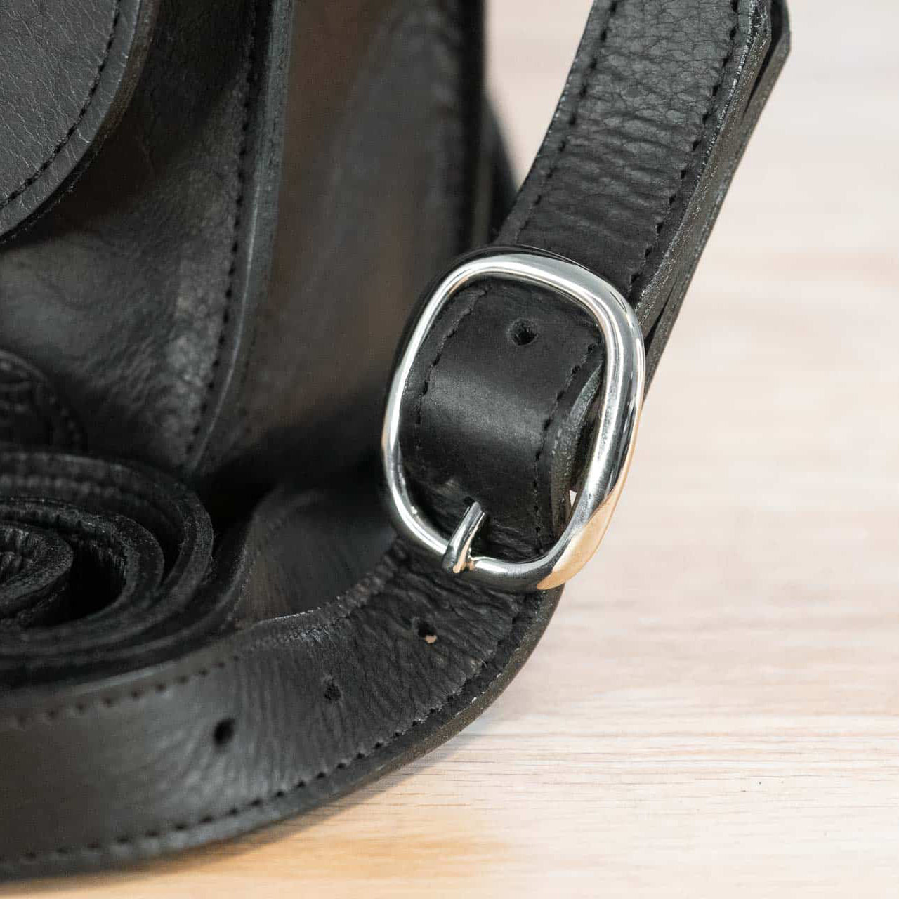 Buffalo Billfold Company Bisonette Purse black leather