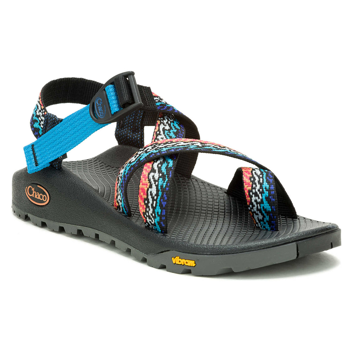 New Chaco Teal Blue Slide Sandals with Dark Blue Straps (Firm) Amazon.com | Chaco, Women, Rapid Pro Toe - Loop, Eddy Aqua  main image 3