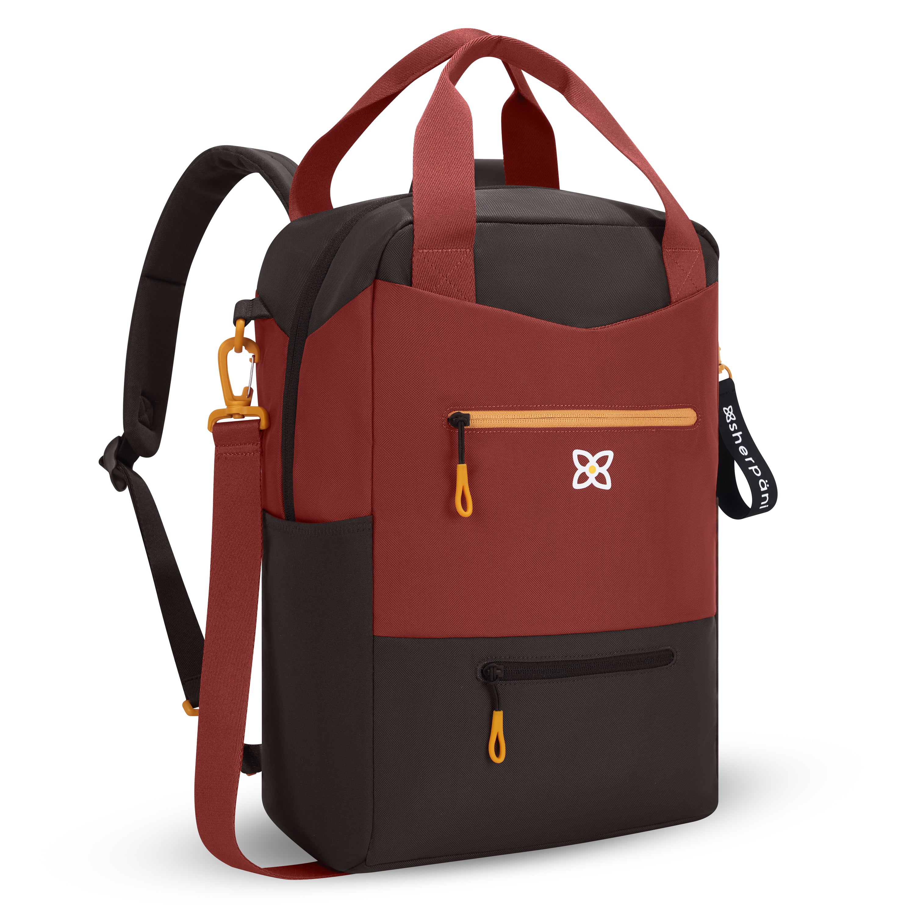 Sherpani Camden Convertible Backpack/Crossbody/Tote Bag cider
