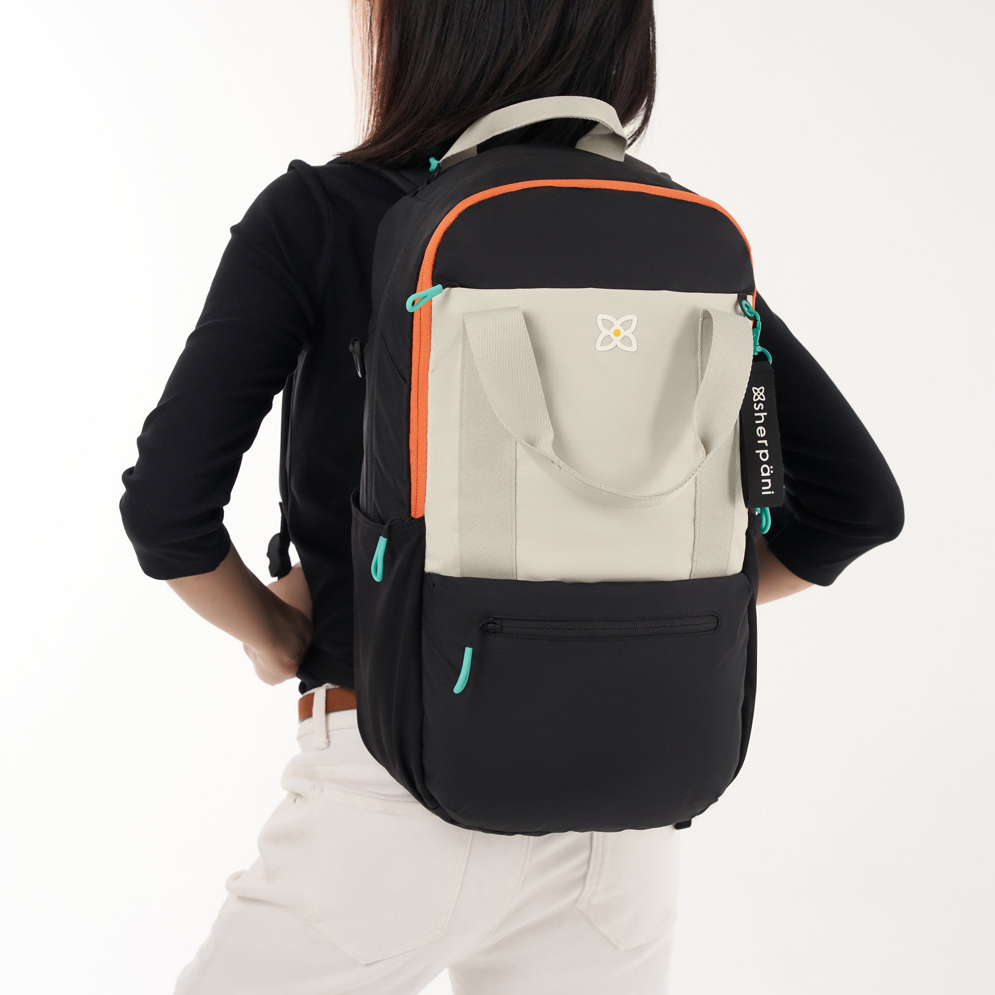 Sherpani Camden Convertible Backpack/Crossbody/Tote Bag bluff
