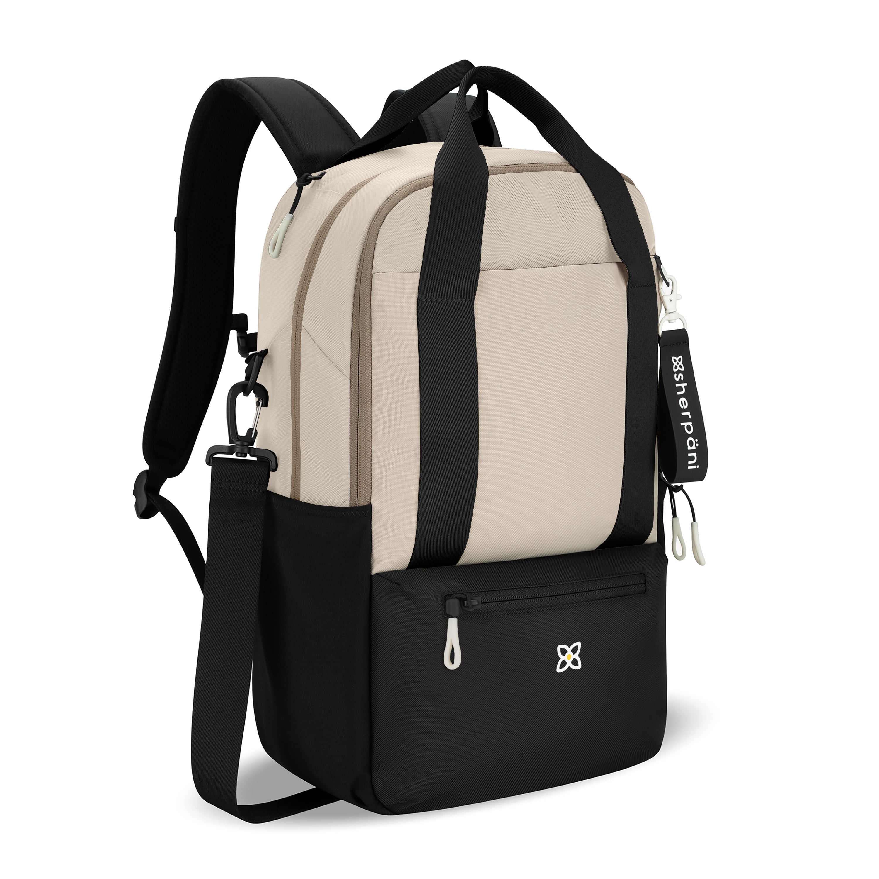 Sherpani Camden Convertible Backpack con leche