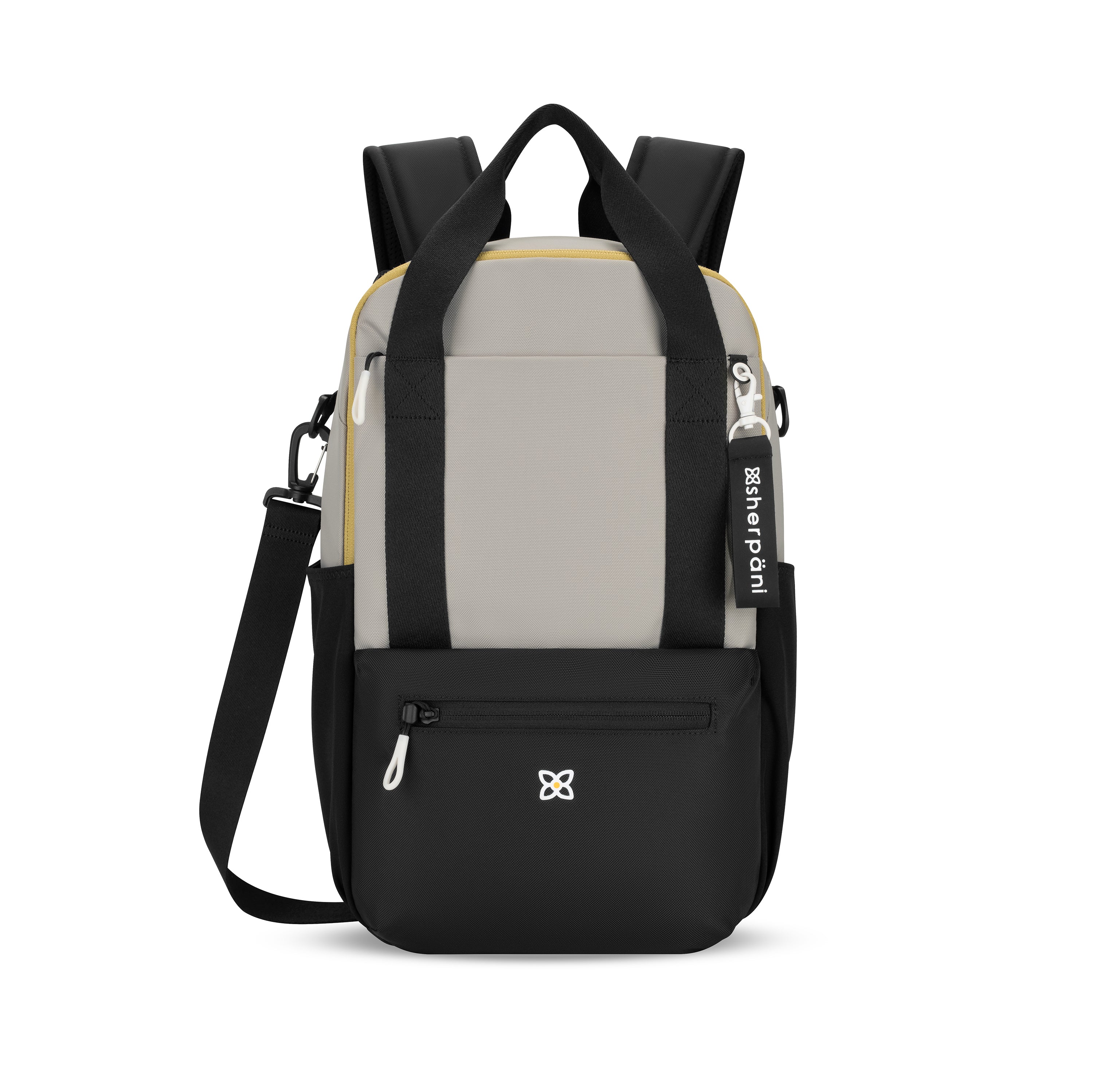 Sherpani Camden Convertible Backpack wasabi stone