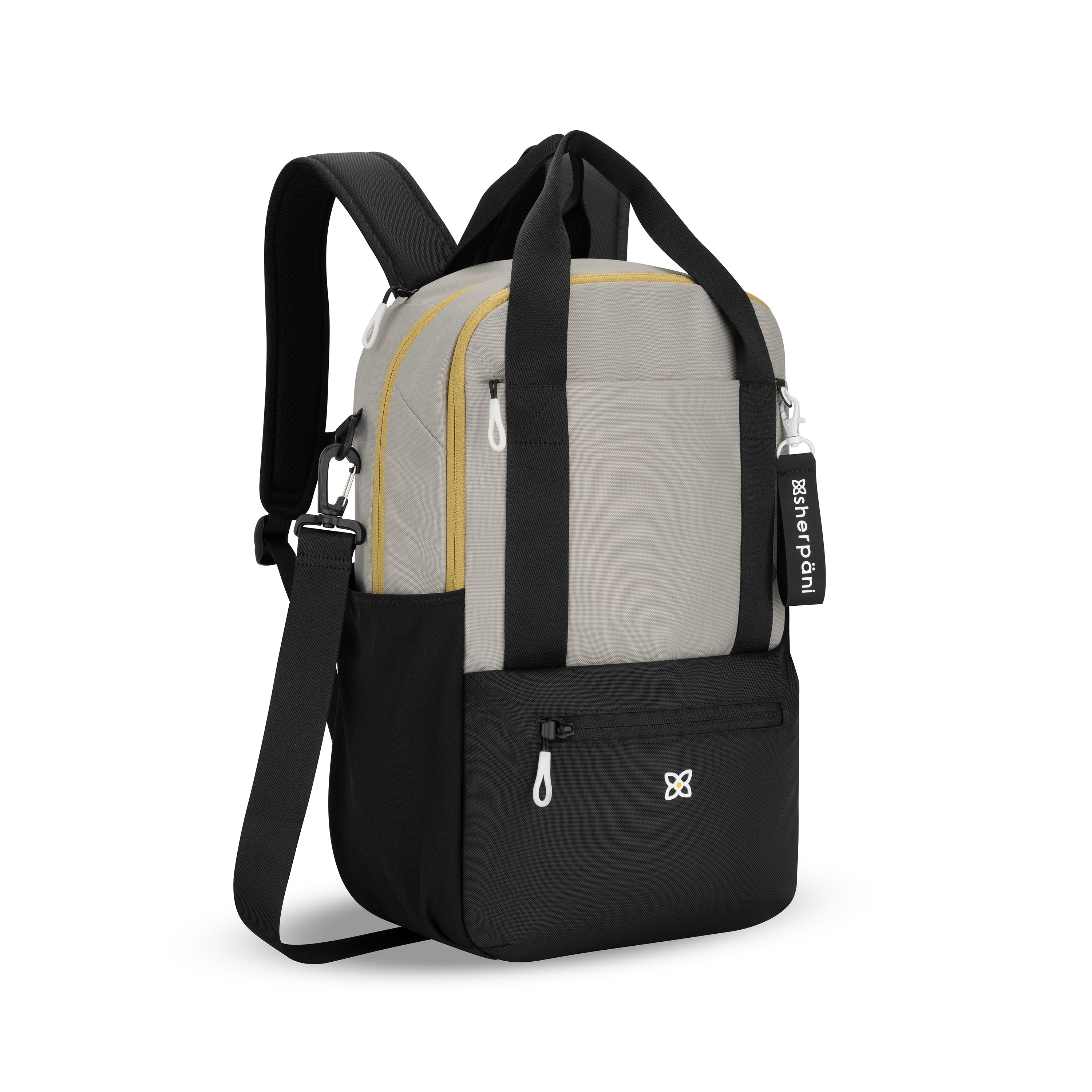 Sherpani Camden Convertible Backpack wasabi stone