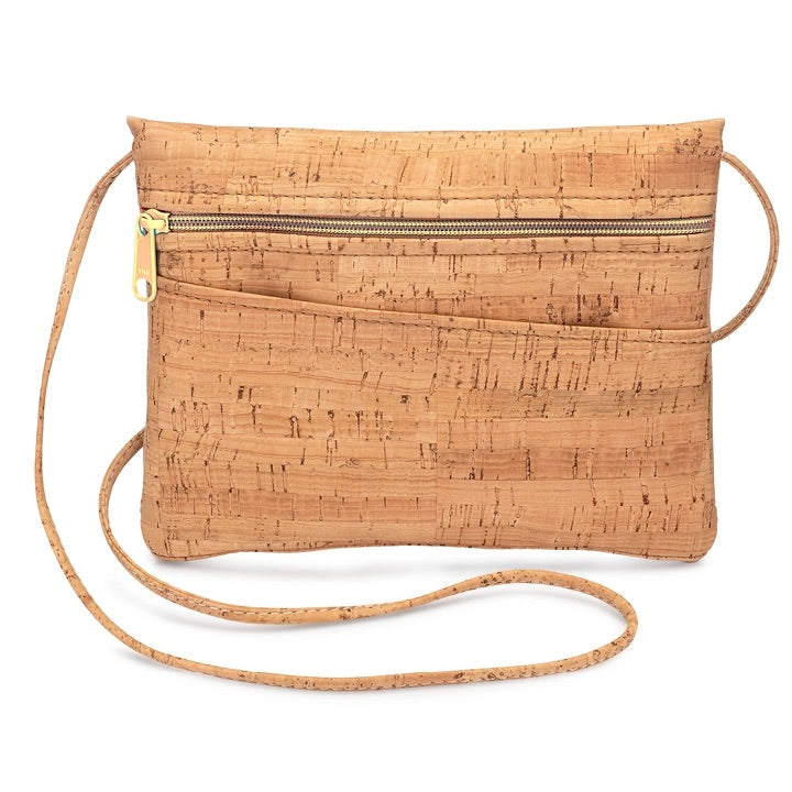 Natalie Therese Convertible Crossbody & Fanny Bag rustic cork