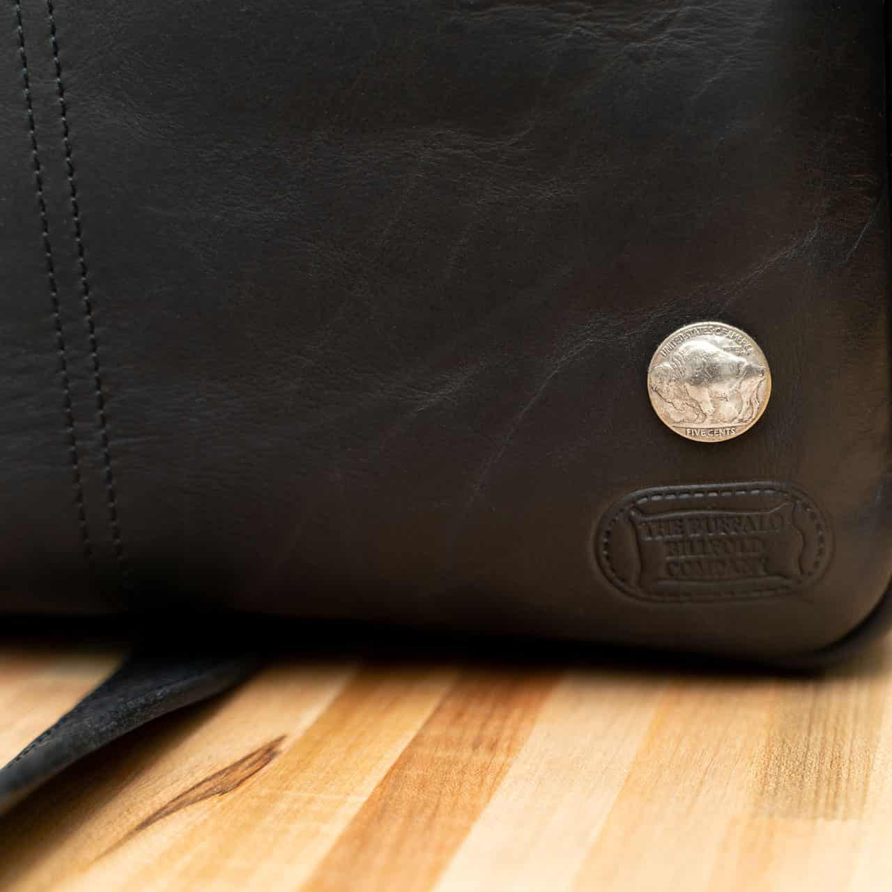 Buffalo Billfold Company Dakota Purse black leather