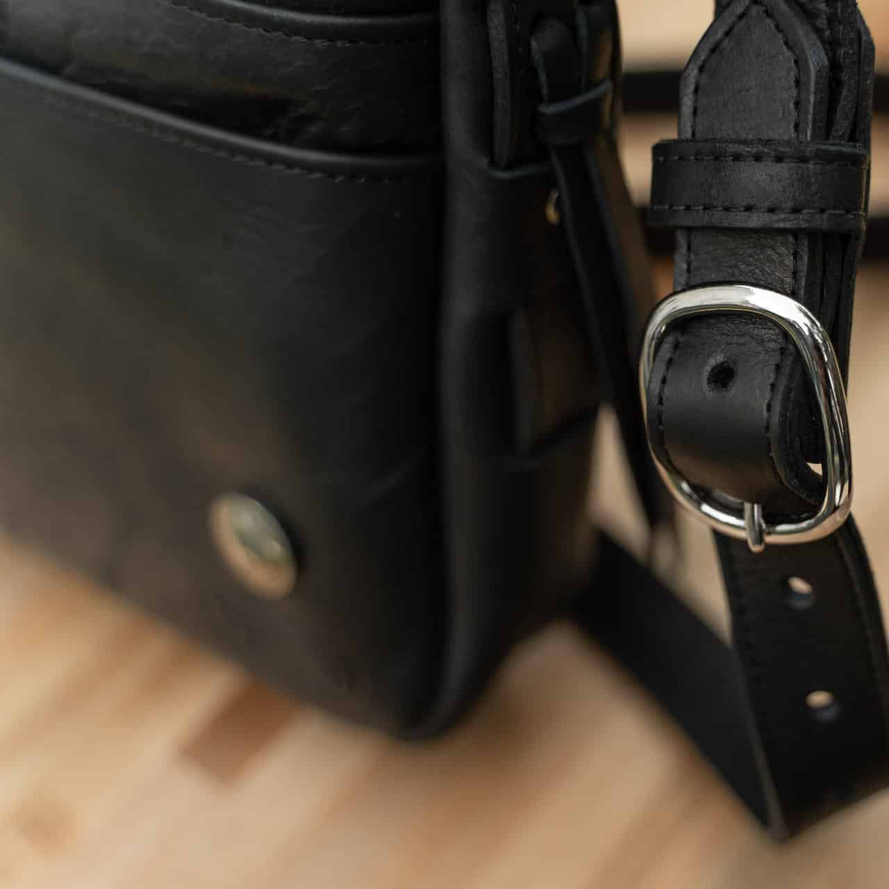 Buffalo Billfold Company Dakota Purse black leather