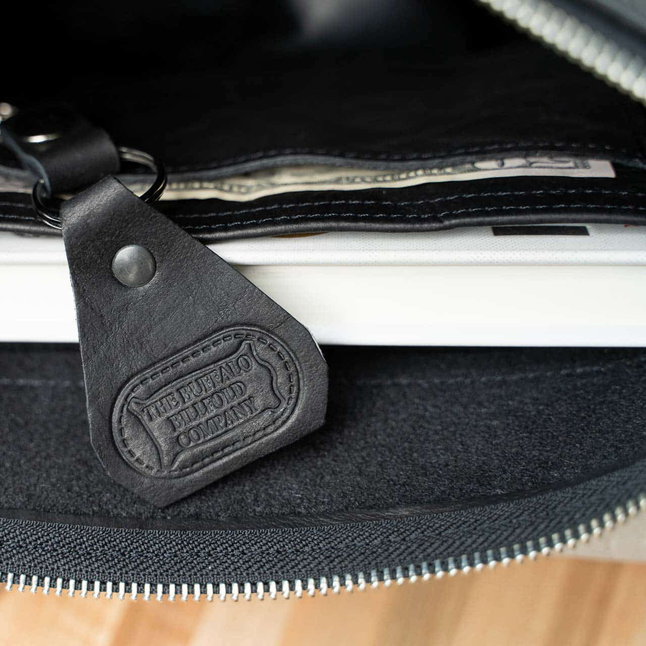 Buffalo Billfold Company Dakota Purse black leather