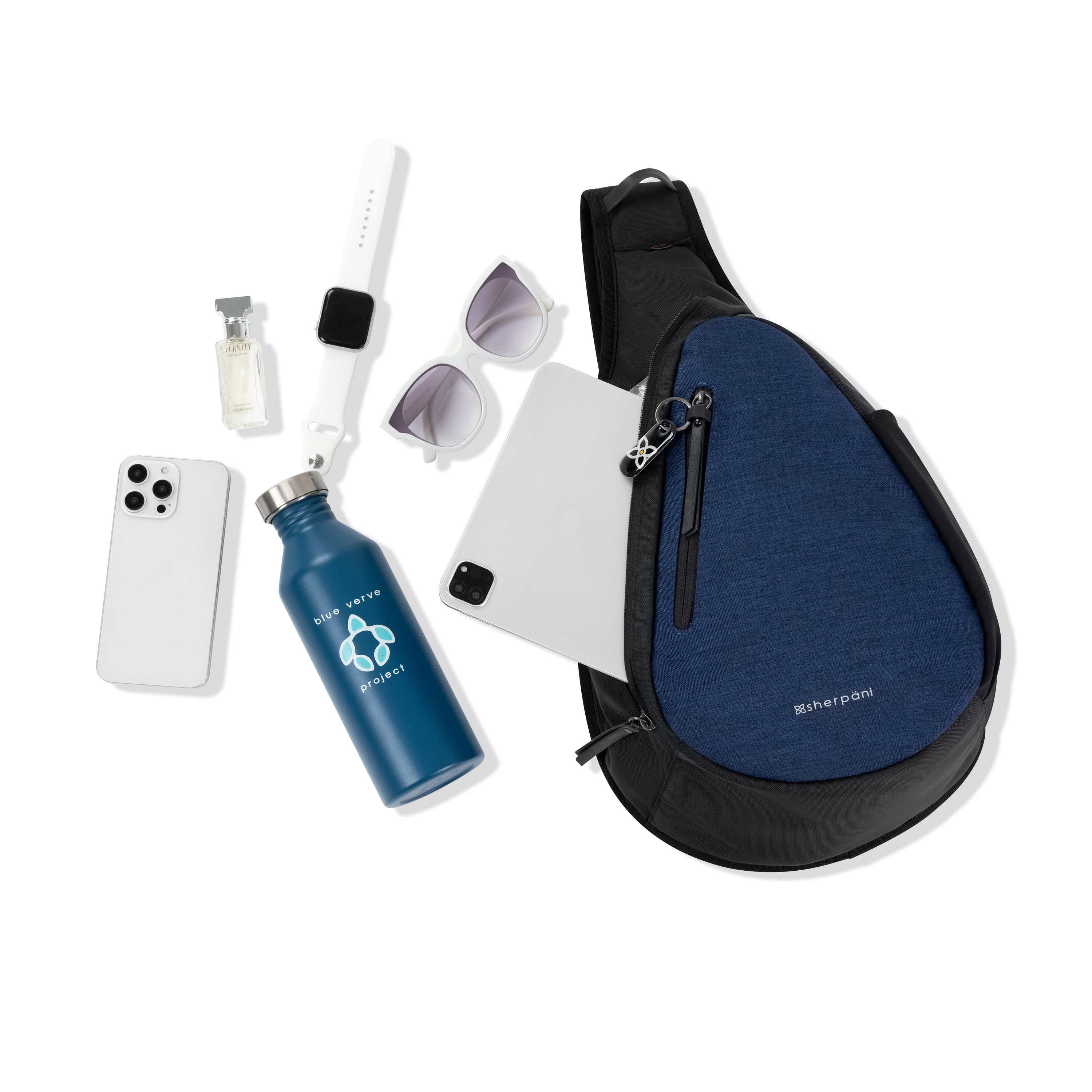 Sherpani Esprit AT Travel Sling Backpack indigo