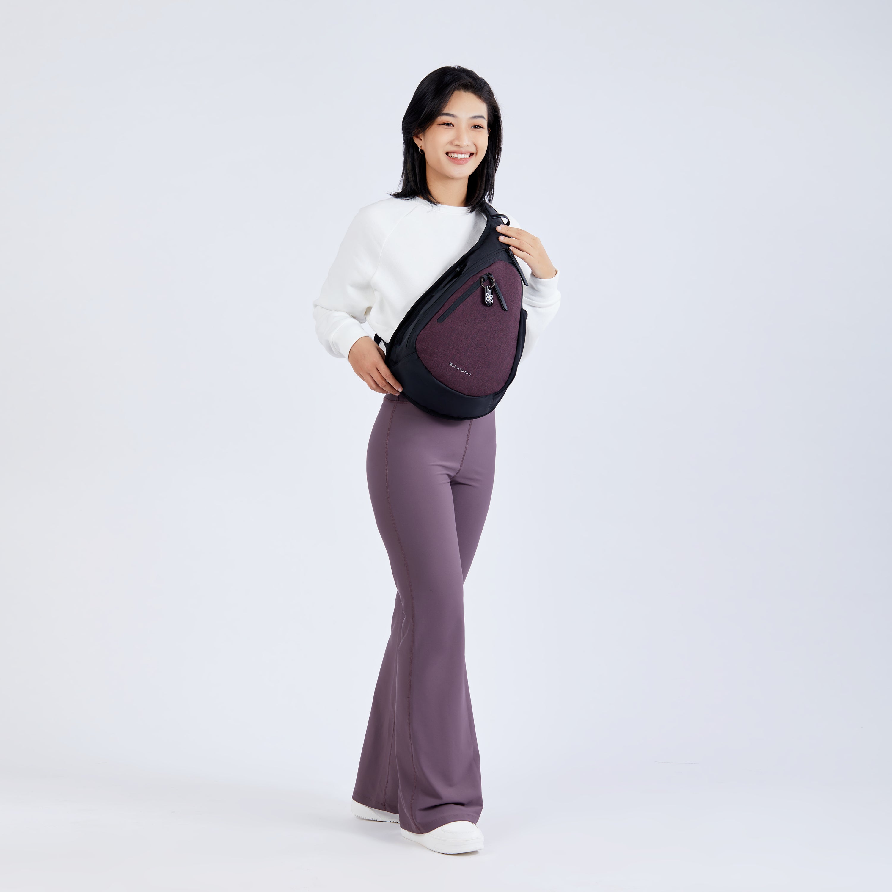 Sherpani Esprit AT Travel Sling Backpack merlot