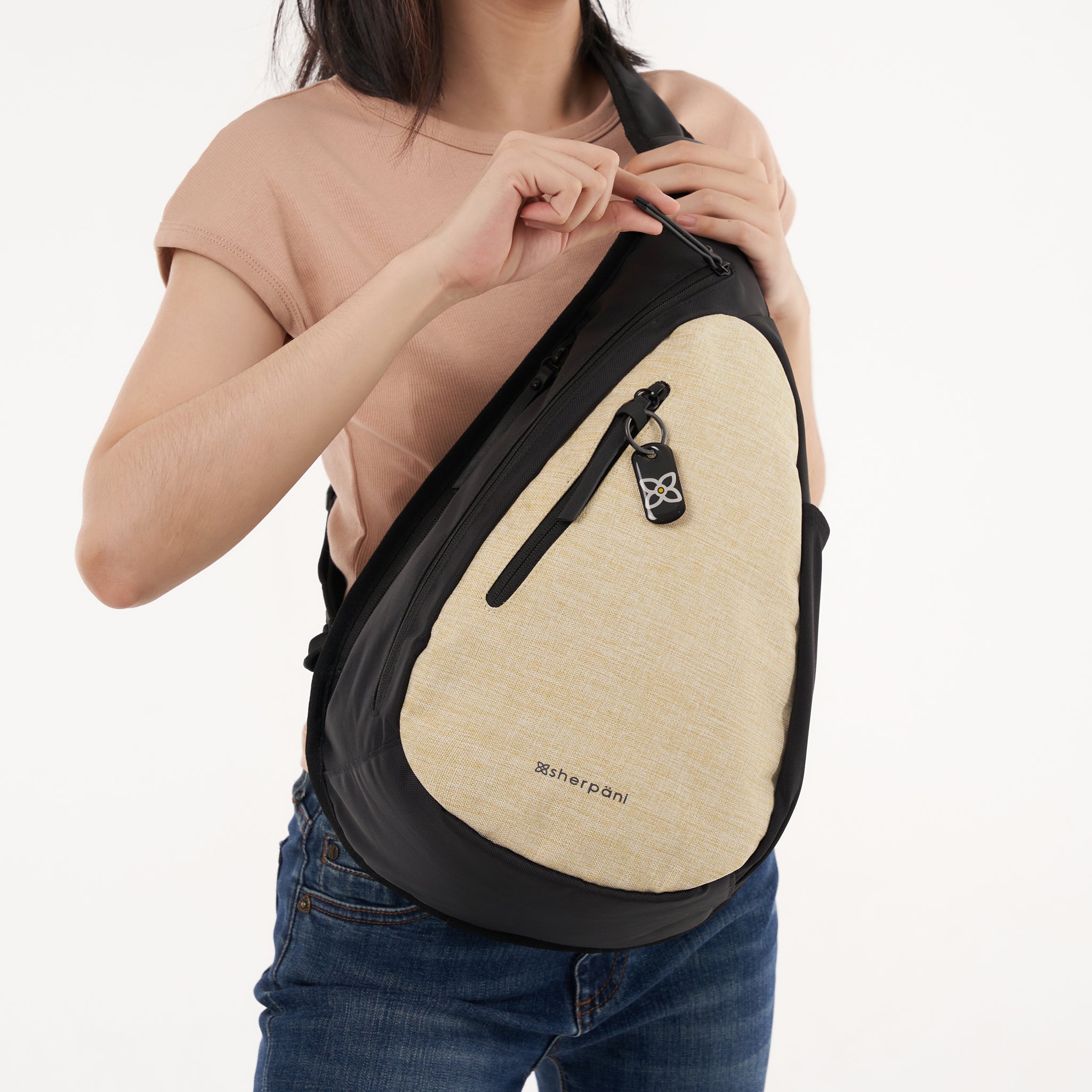 Sherpani Esprit AT Travel Sling Backpack straw