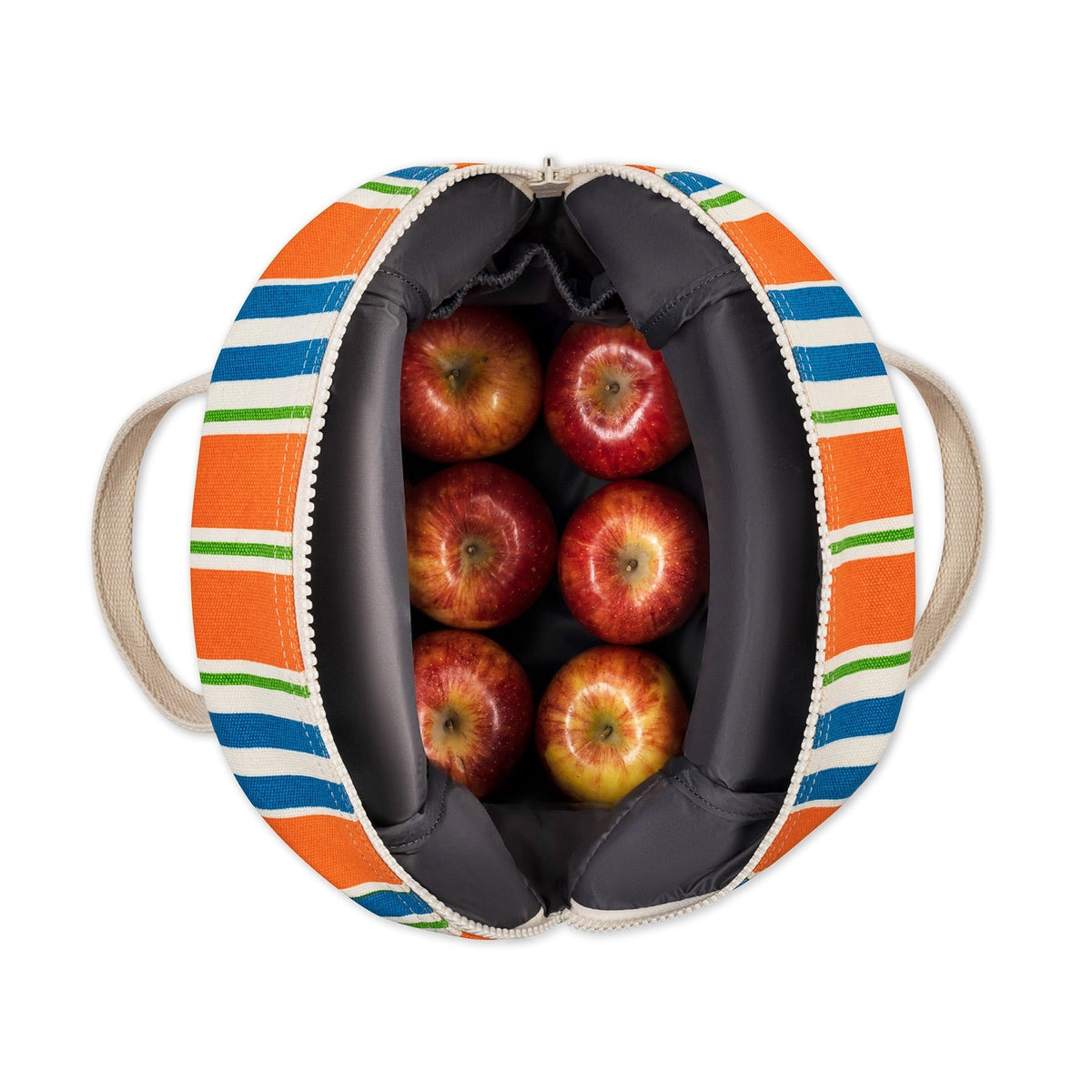 Fluf Zipper Lunch varsity stripe