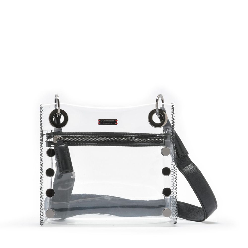 Hammitt Tony Sml Clear Crossbody black/gunmetal