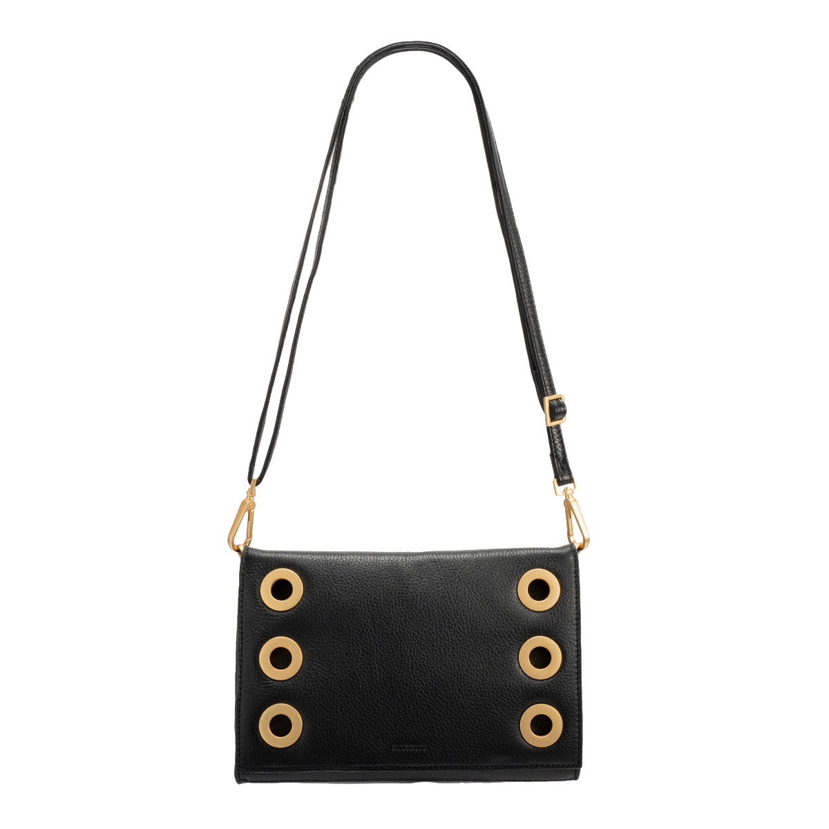 Hammitt Montana Clutch Sml black/brushed gold