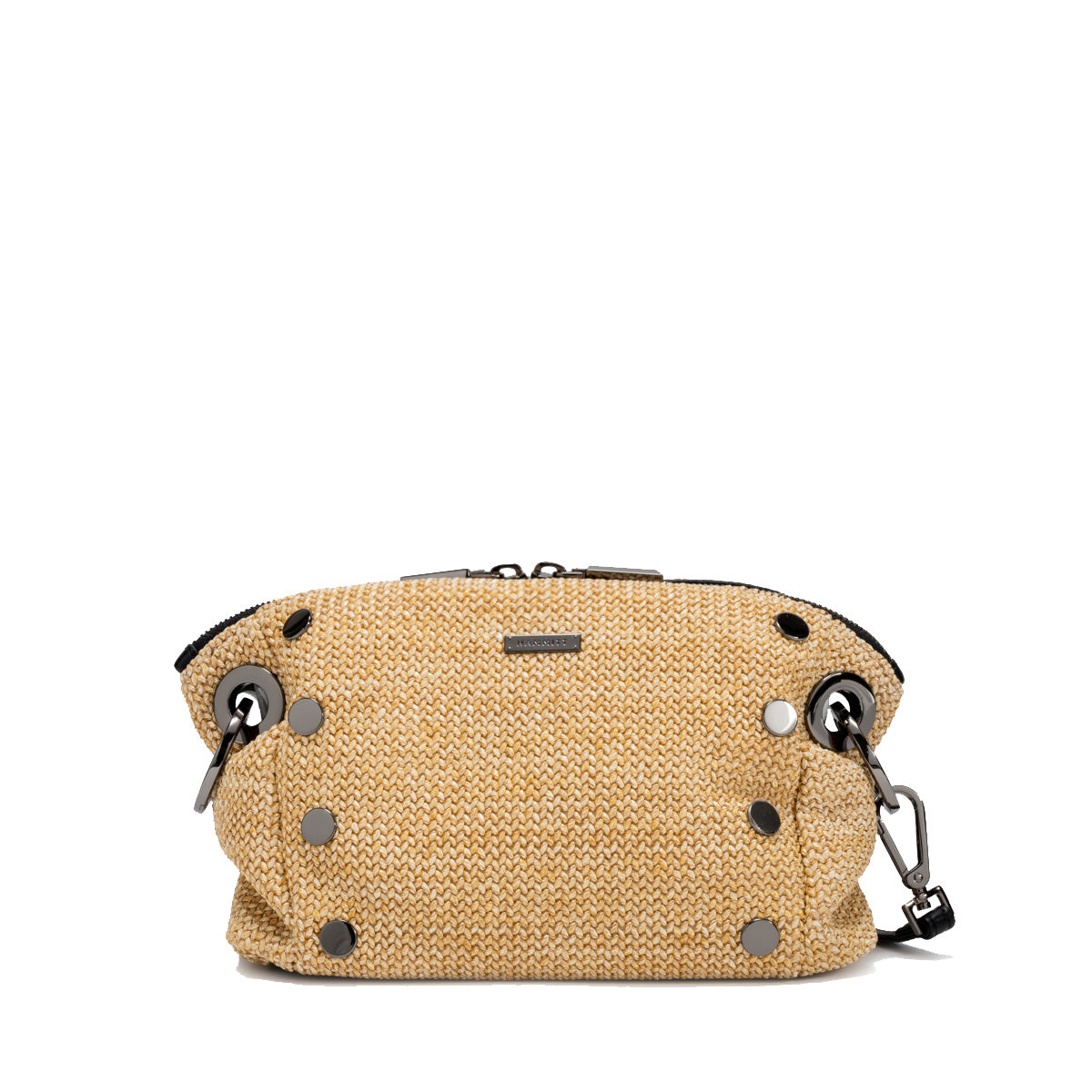 Hammitt Daniel Crossbody Clutch Sml chaparral raffia/gunmetal