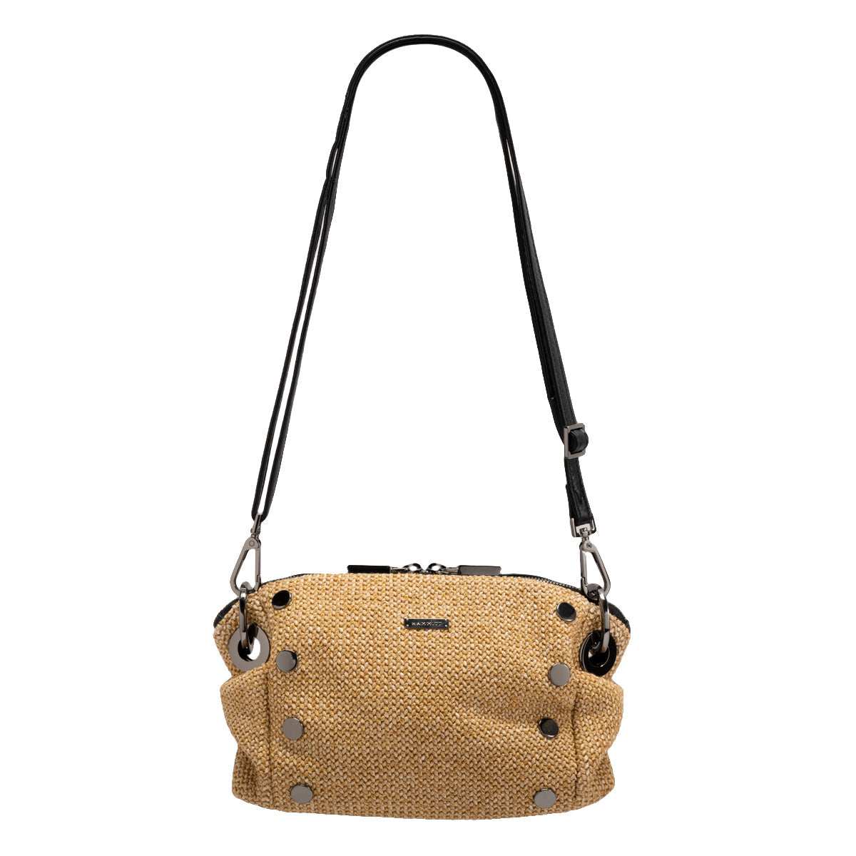 Hammitt Daniel Crossbody Clutch Sml chaparral raffia/gunmetal