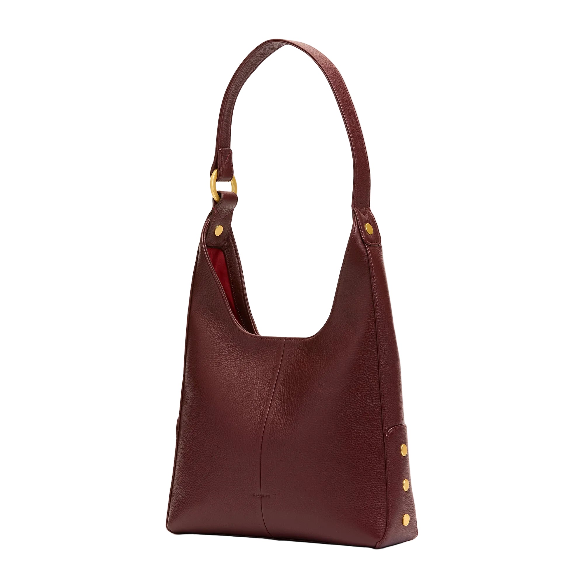 Hammitt Tim Med Shoulder Bag cherrywood pebble/brushed gold