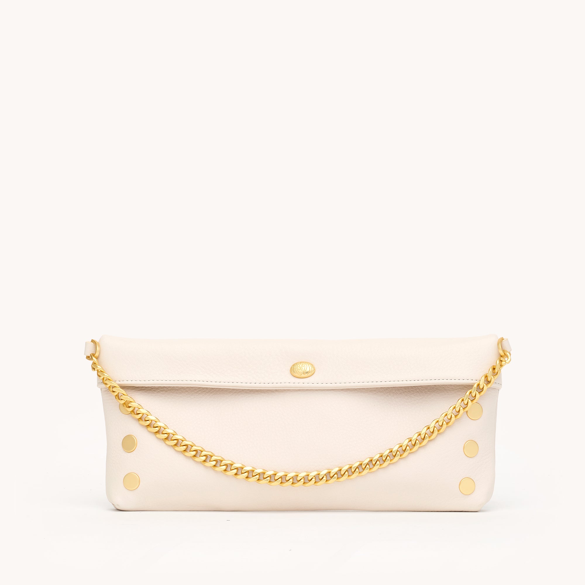 Hammitt Invitation Clutch calla lily white/brushed gold