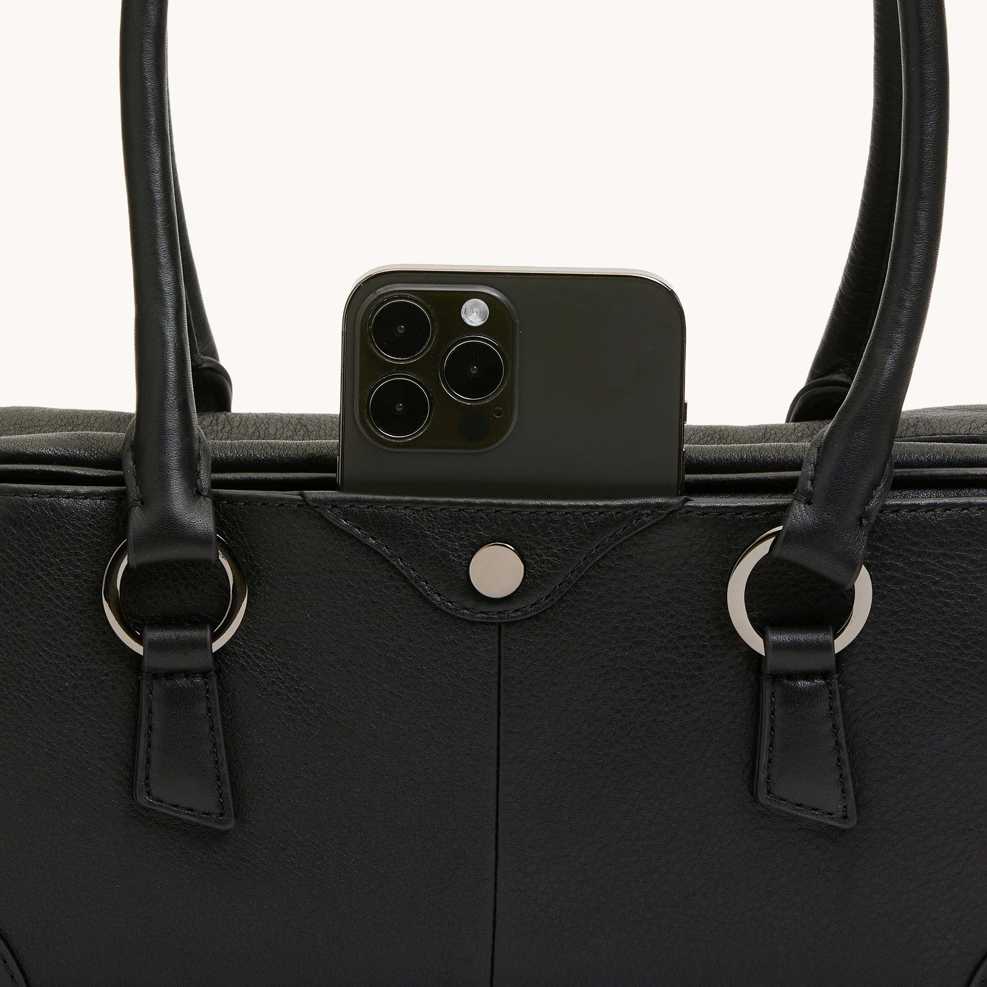 Meredith Sml Shoulder Bag black/gunmetal