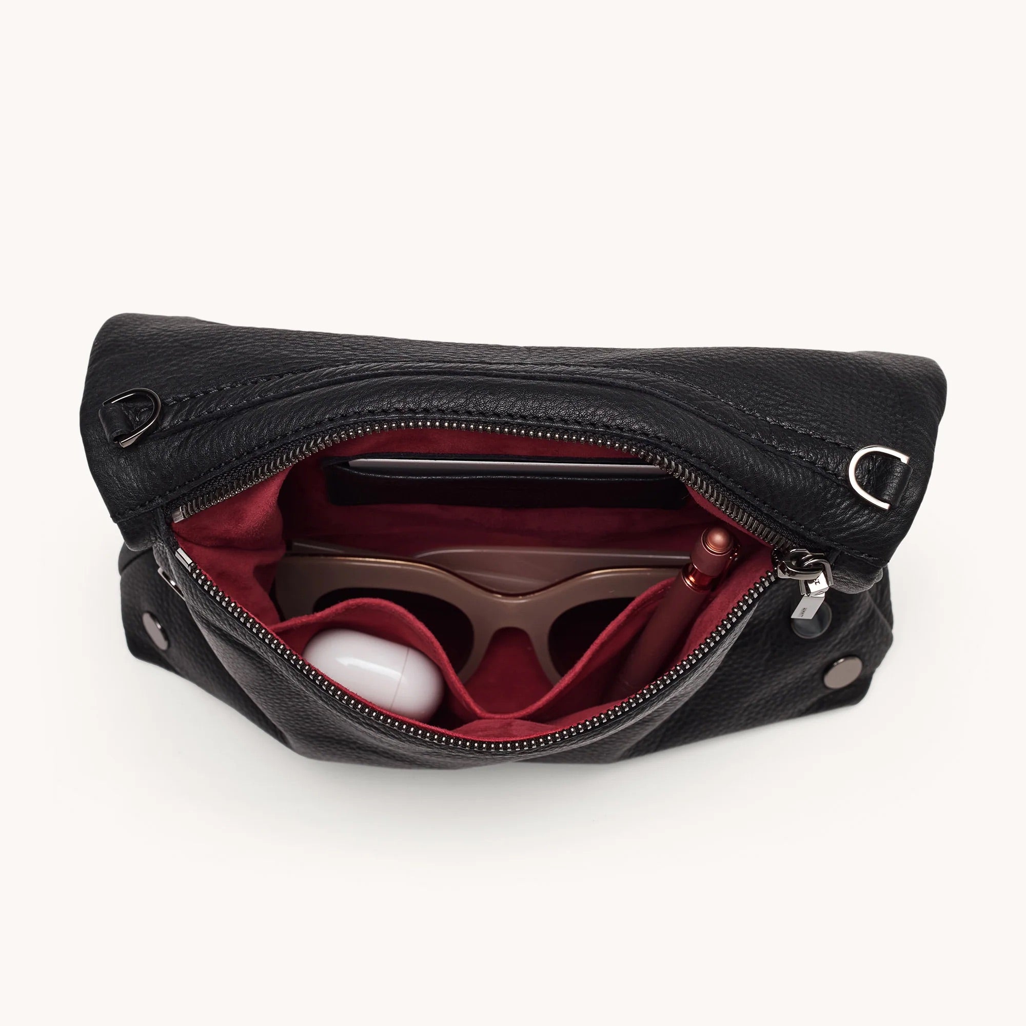 Hammitt VIP Med Crossbody Clutch black/gunmetal