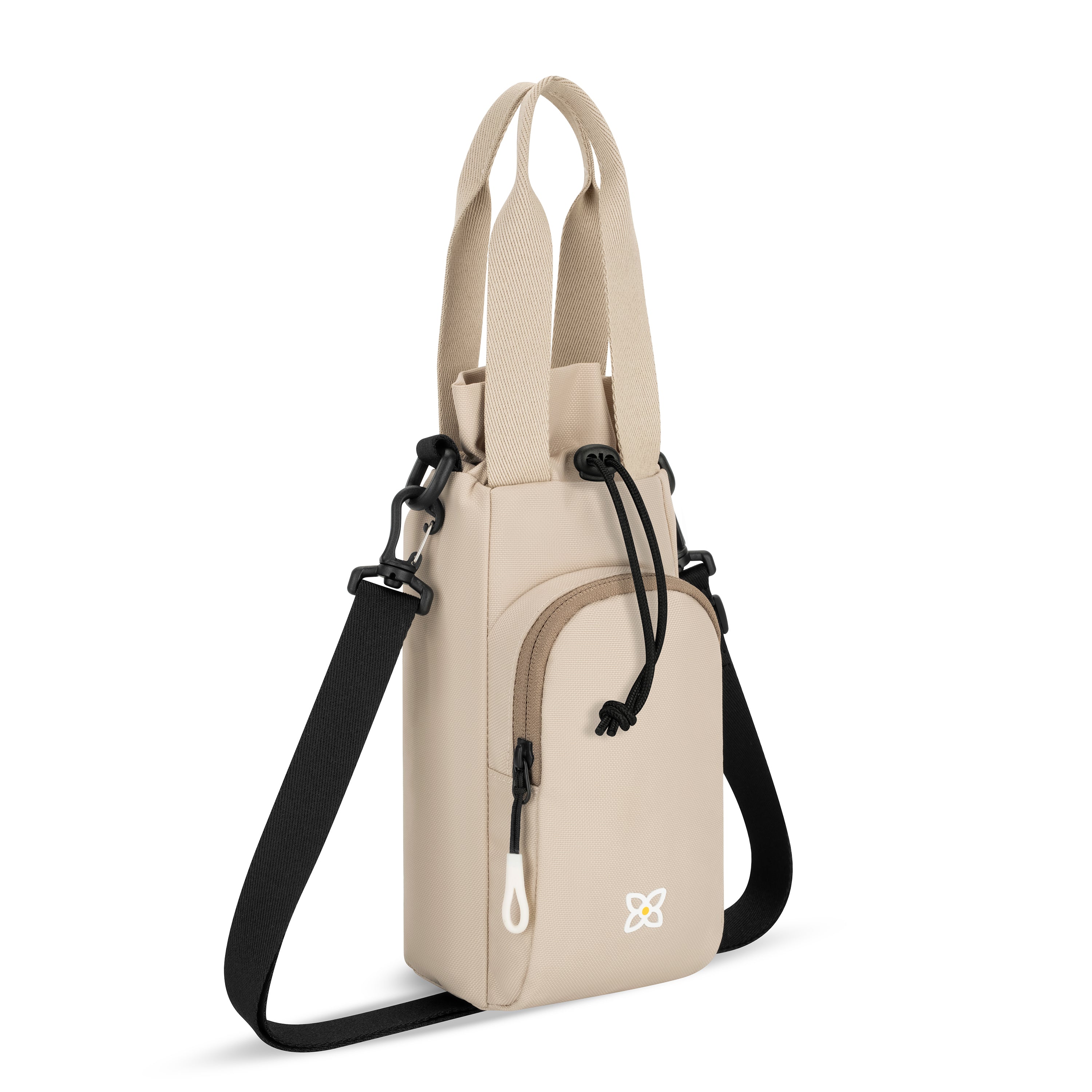 Sherpani Izzie Water Bottle Crossbody con leche