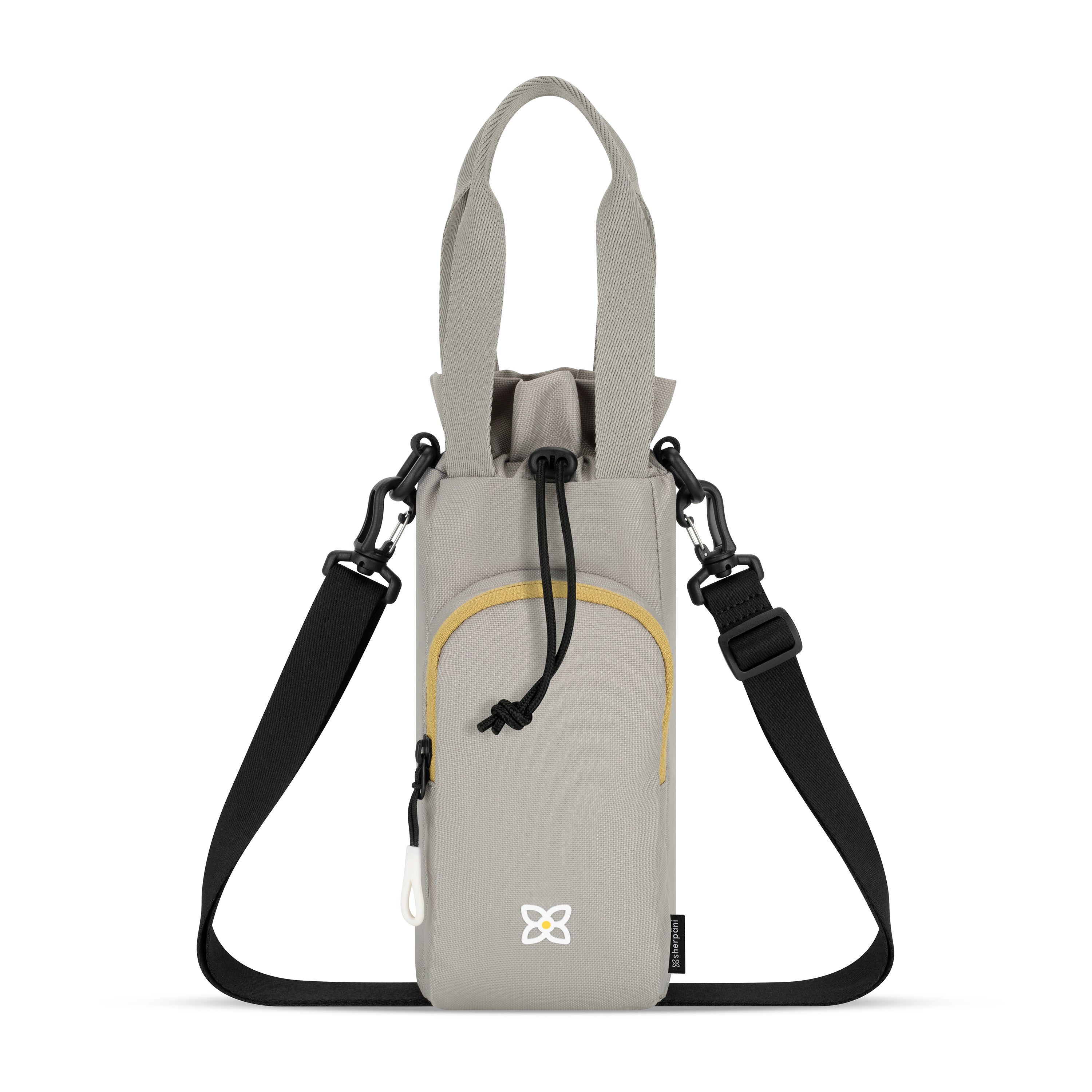 Sherpani Izzie Water Bottle Crossbody wasabi stone