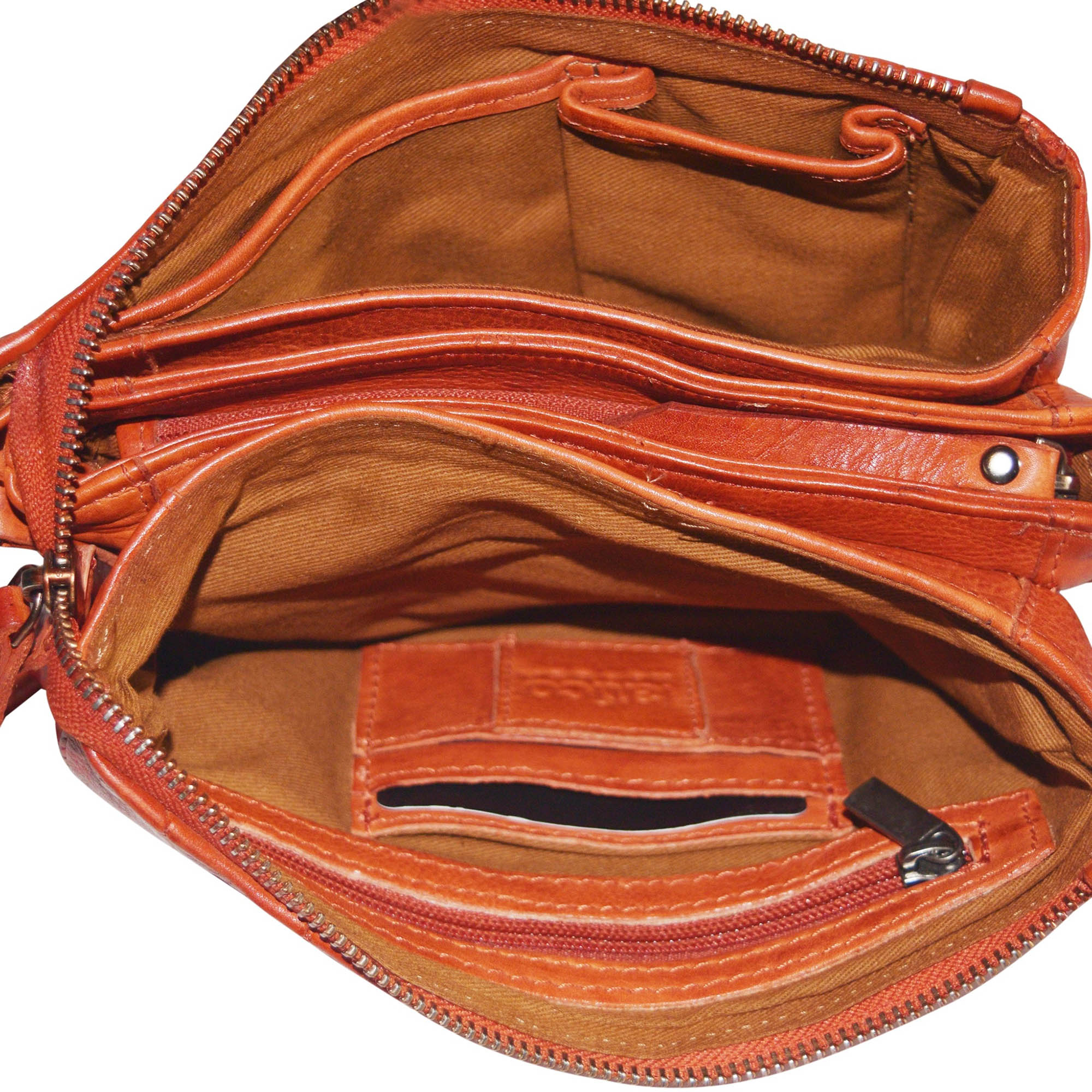 Latico Sunny Crossbody cognac leather