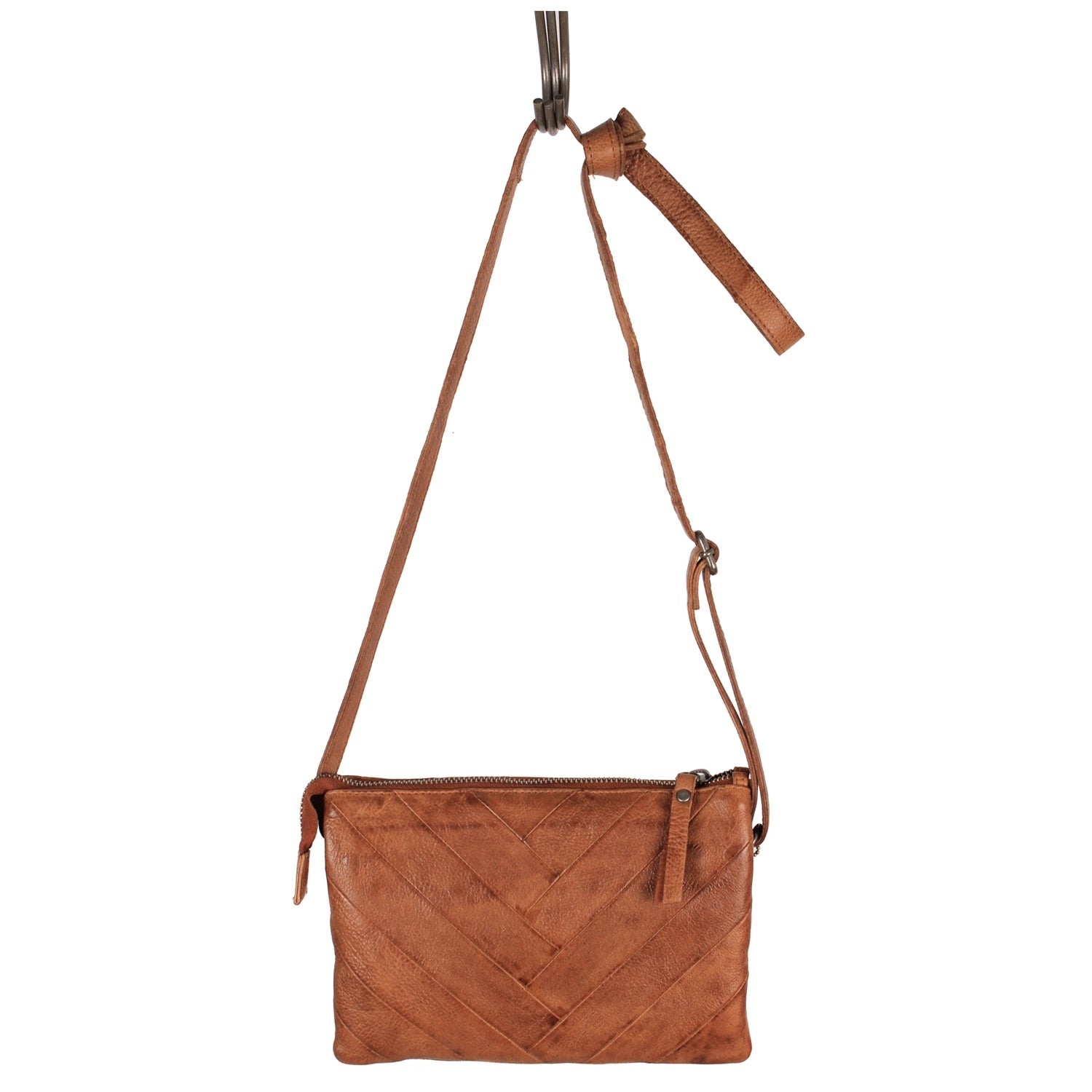 Latico Sunny Crossbody cognac leather