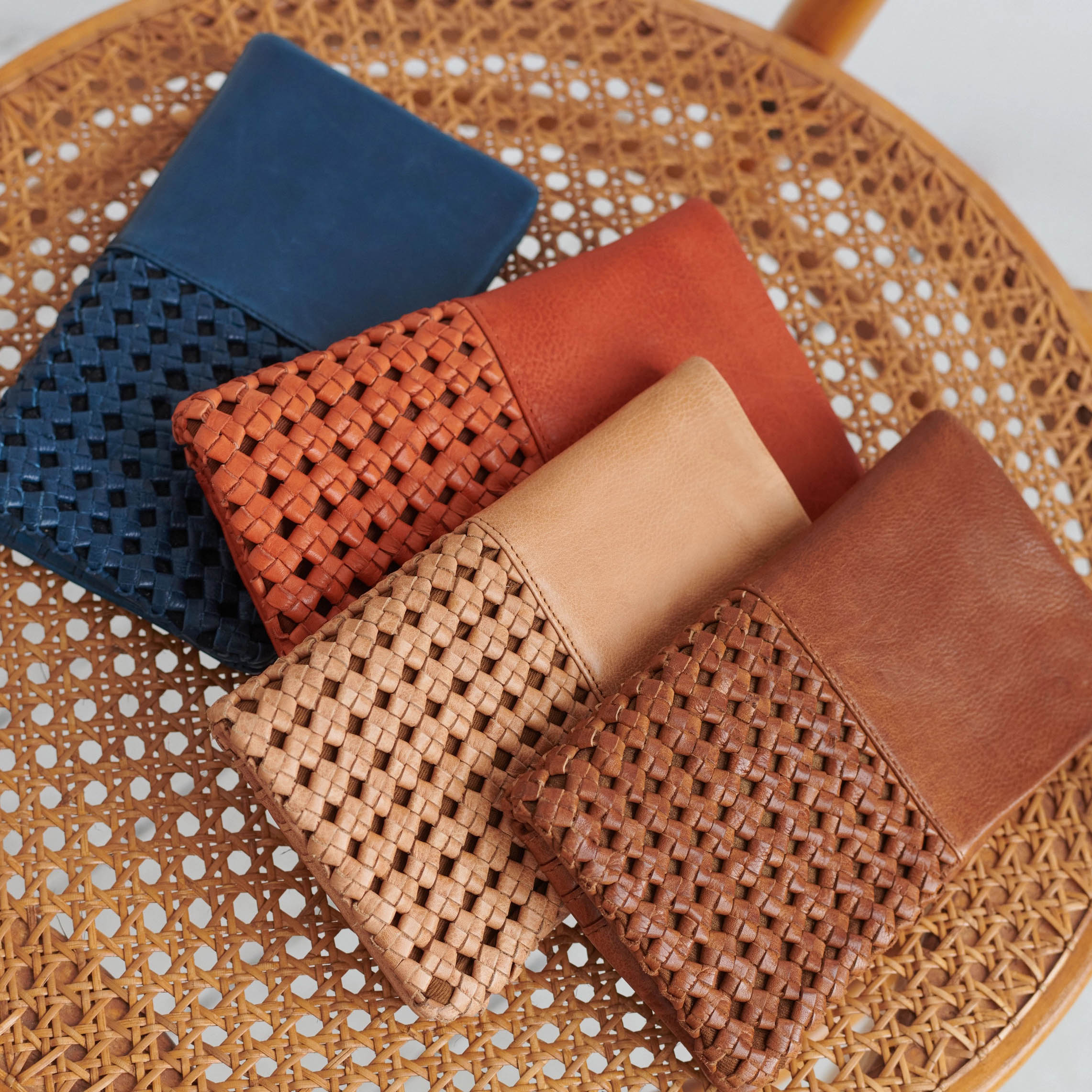 Latico Whitney Wallet orange leather