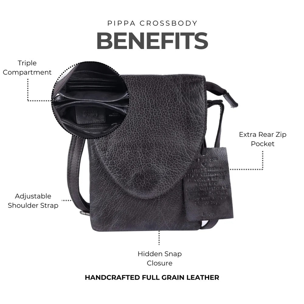 Latico Pippa Crossbody brown leather