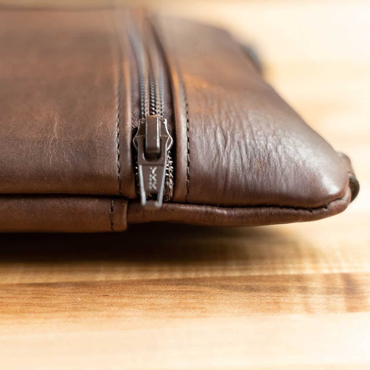 Buffalo Billfold Company Travel Purse brown leather