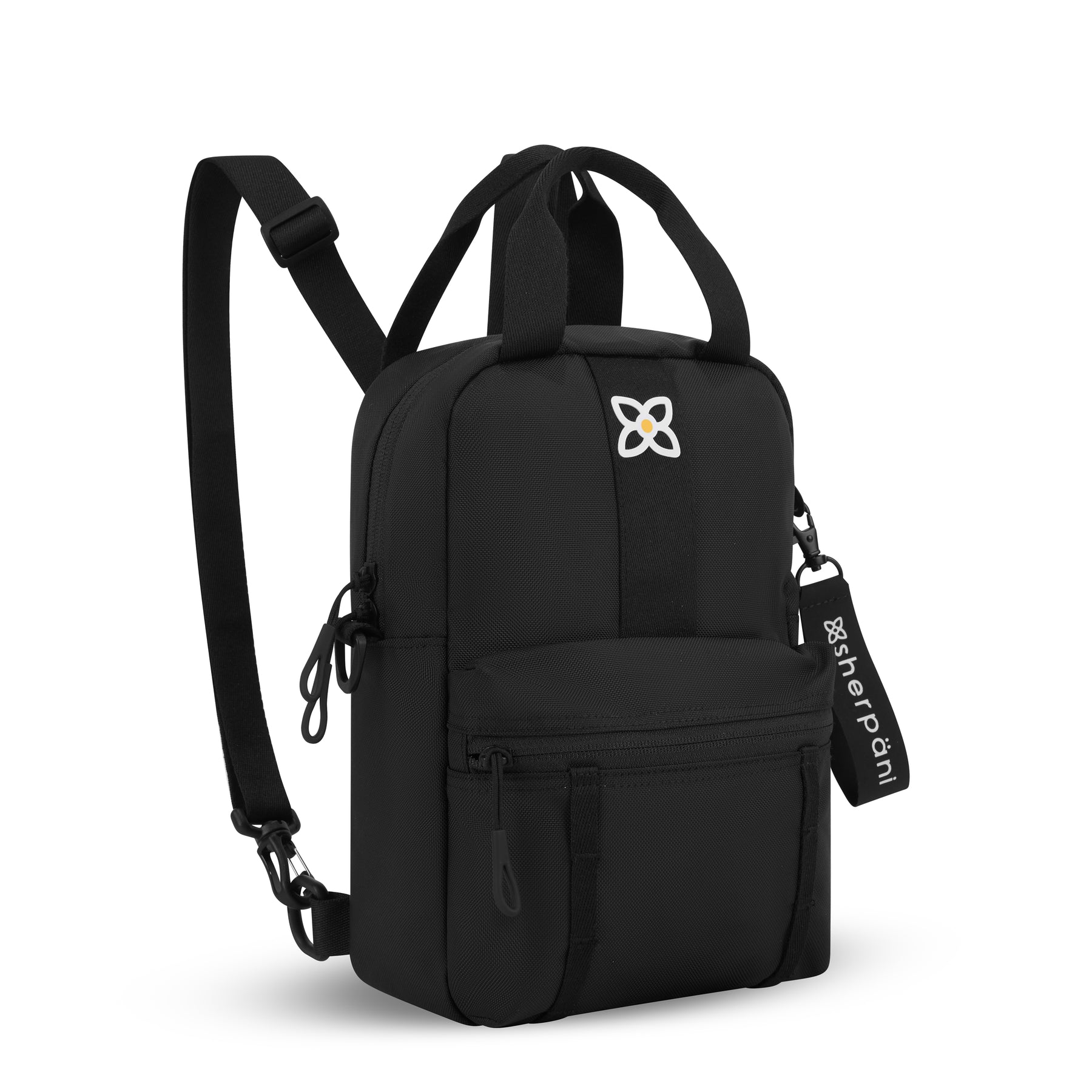 Sherpani Logan Mini Backpack/Crossbody raven