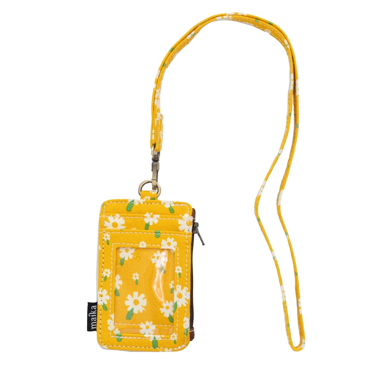 Maika Cardholder Wallet with Lanyard carmel