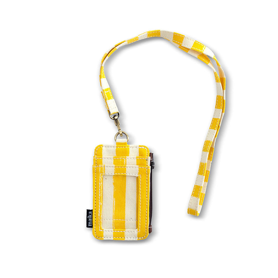 Maika Cardholder Wallet with Lanyard linea buttercup