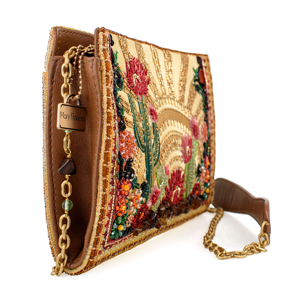 Mary Frances Desert Sunrise Crossbody Clutch